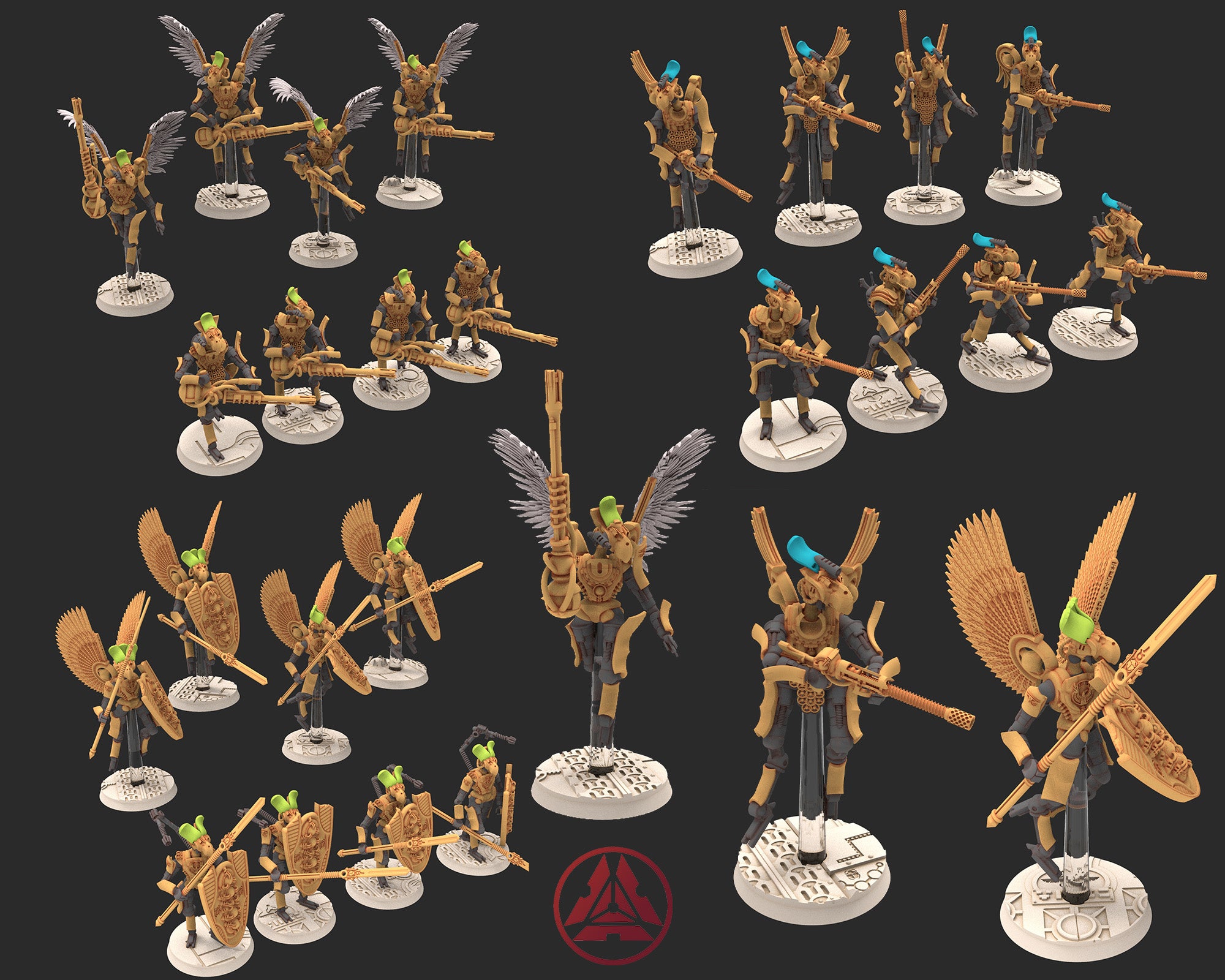 New Additions to the Horus Combat Drones: Ikem, Hedjet, and Atef!