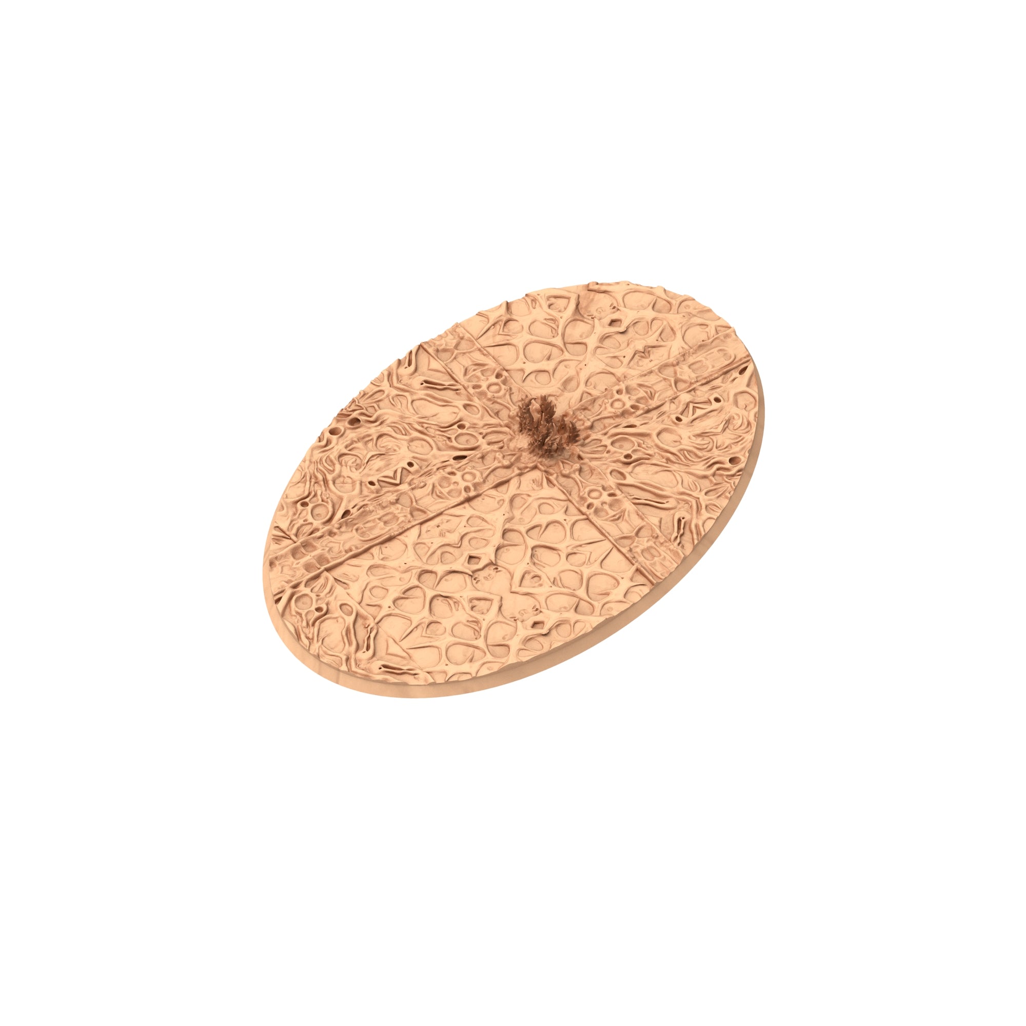 Fukai - Textured Oval Bases, lot of 60mm to 170mm - FUKAI Tortured Forest ground