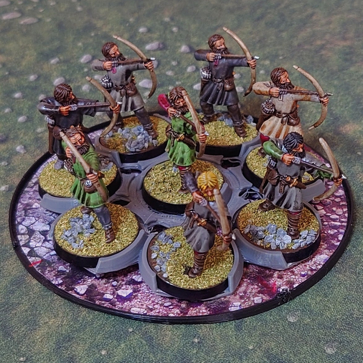 Ruffians - Wanderers infantry, Thief of the woods warband, scouring Middle rings miniatures for wargame D&D, Lotr... Medbury miniatures