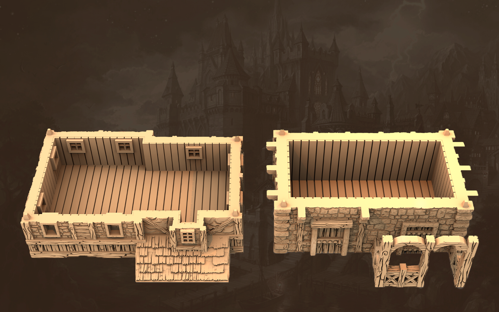 The Twilight Tract Taverns - x3 Buildings