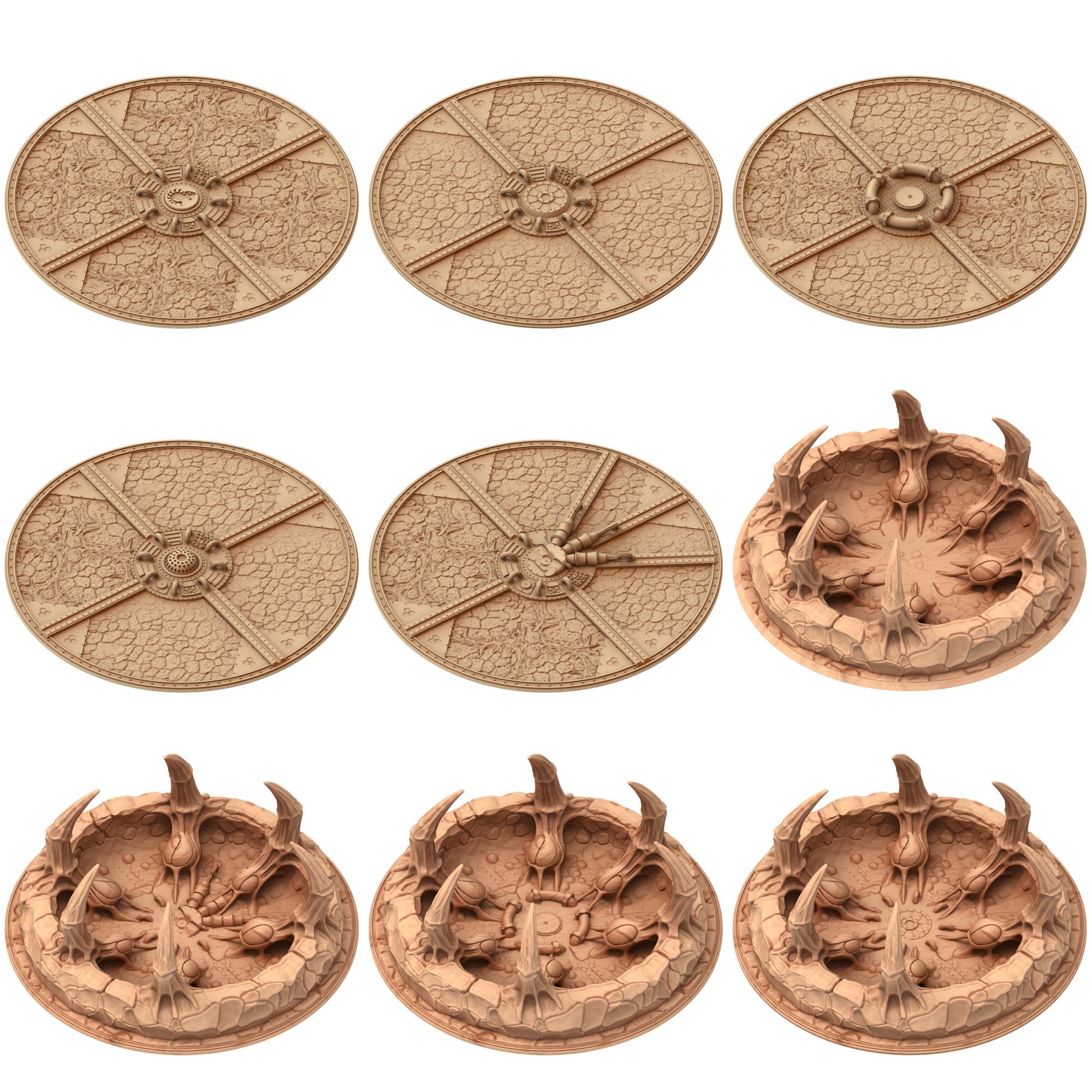 Damocles City Builder - Bug Army Warcamp - Modular Buildings & Full Biome