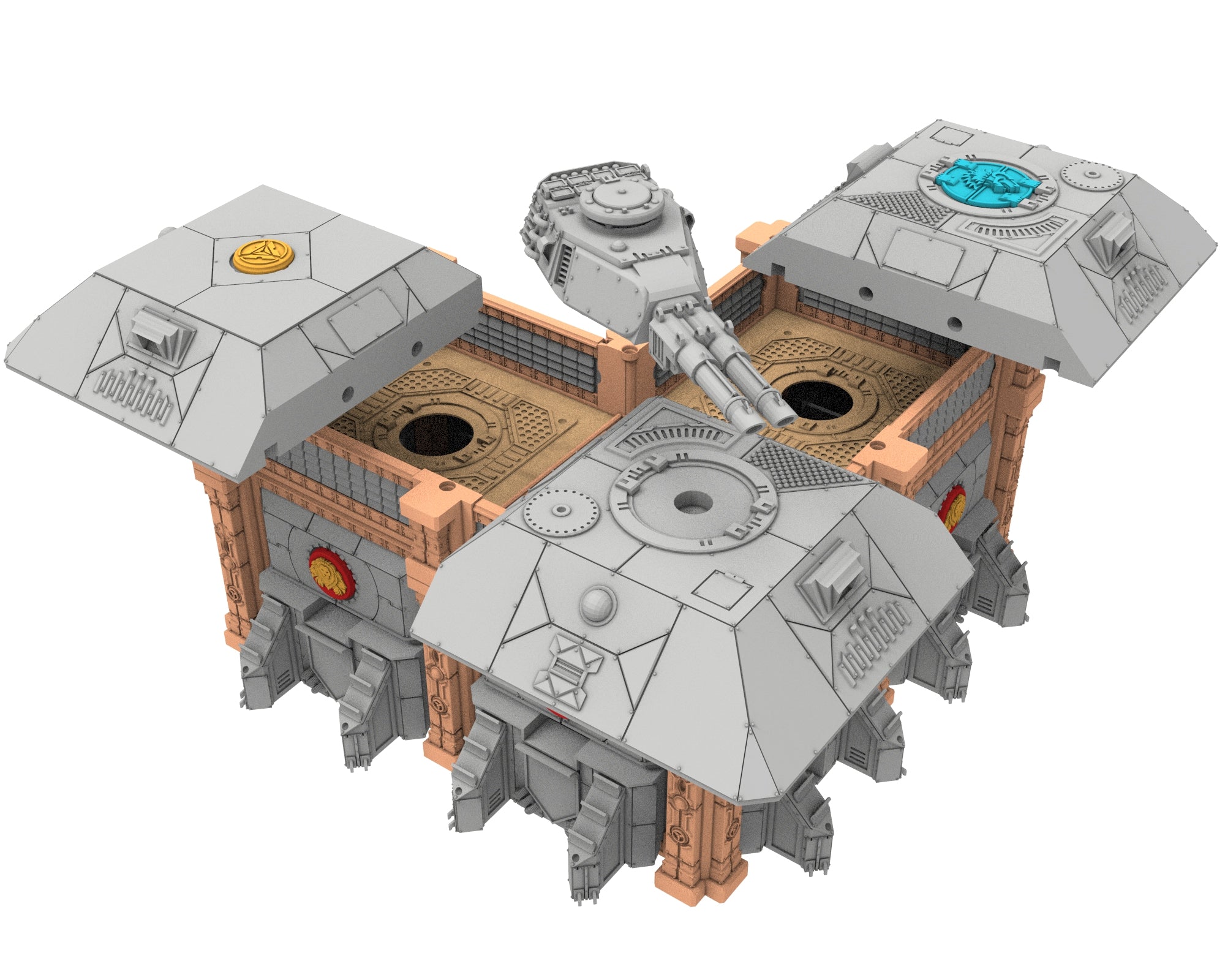 Damocles City Builder - Military Base - Modular Buildings & Full Biome