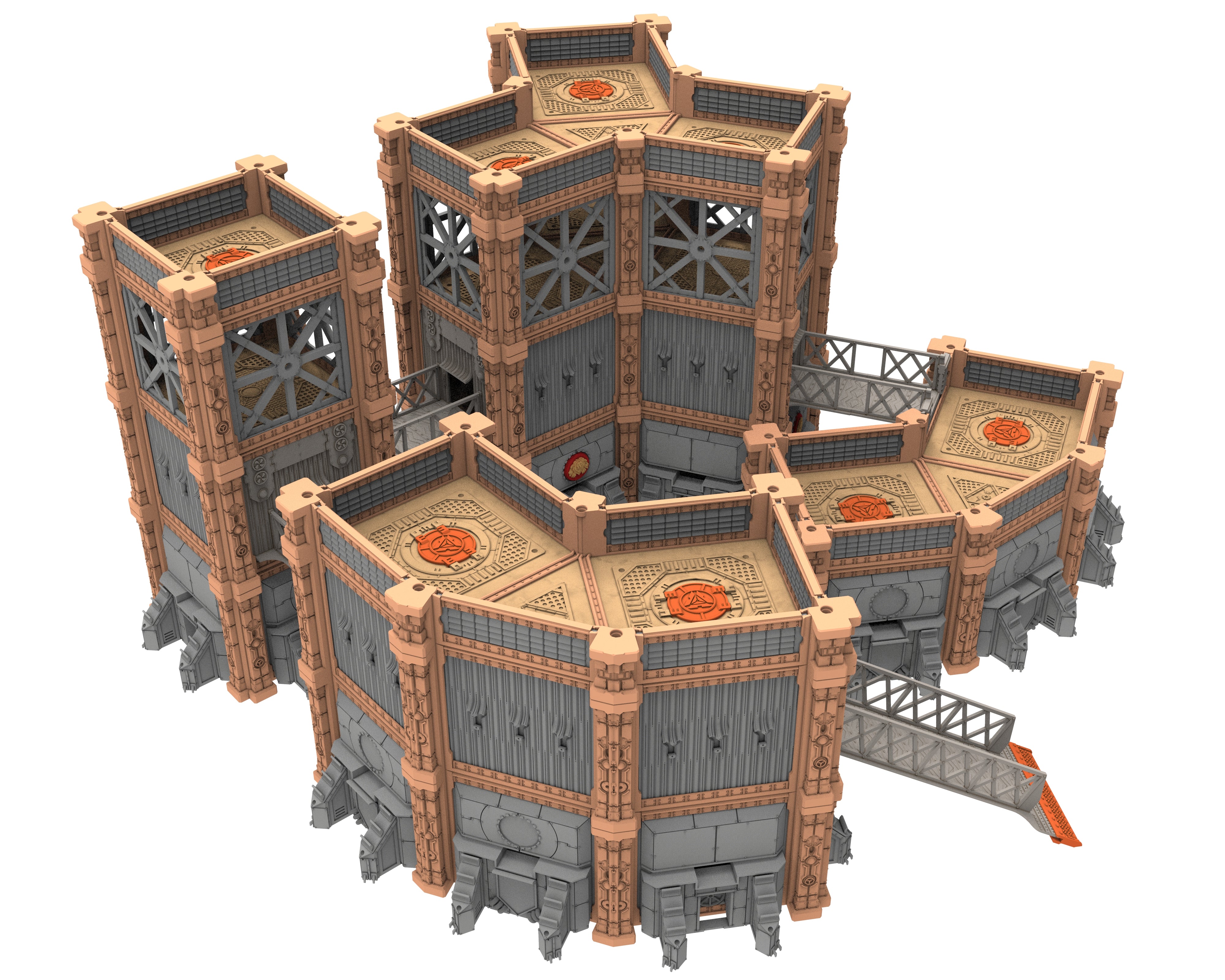 Damocles City Builder - Military Base - Modular Buildings & Full Biome