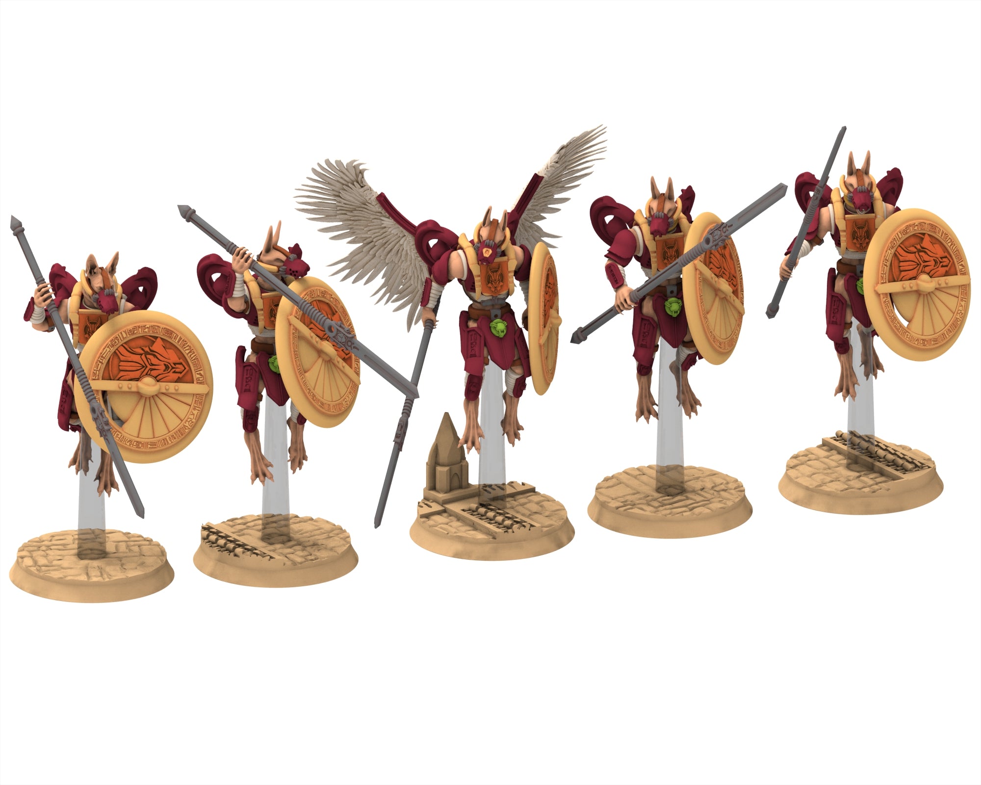 Ta-Khefet – Rathor | Elite Spearmen – Modular Greanan Infantry