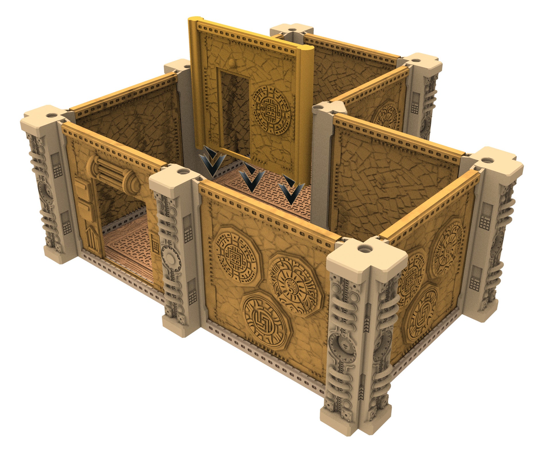 Damocles City Builder - Commercial Outpost - Modular Buildings & Full Biome