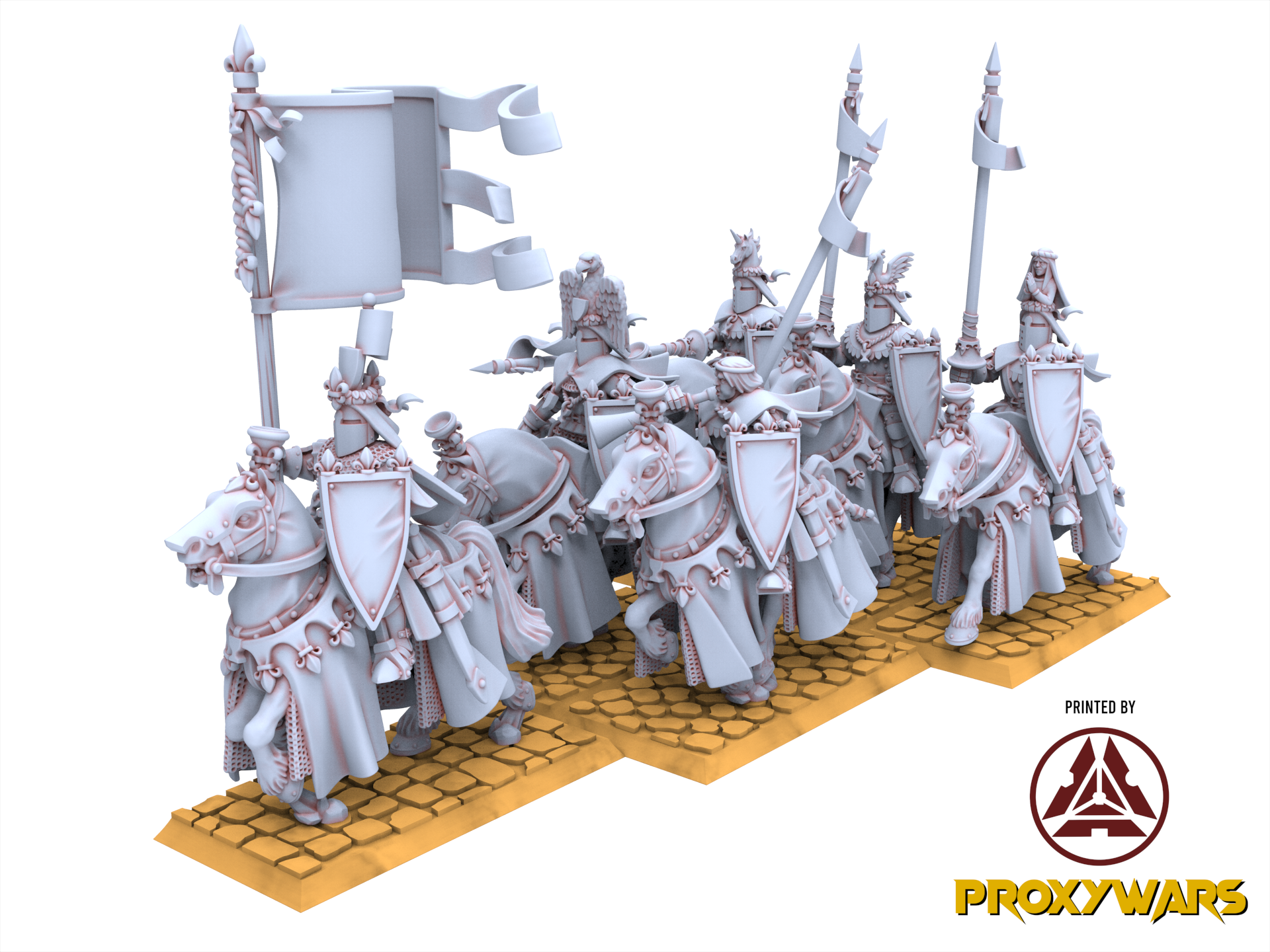 Artusritter - Königliche Ritter von Gallien, für Oldhammer, König der Kriege, 9. Zeitalter