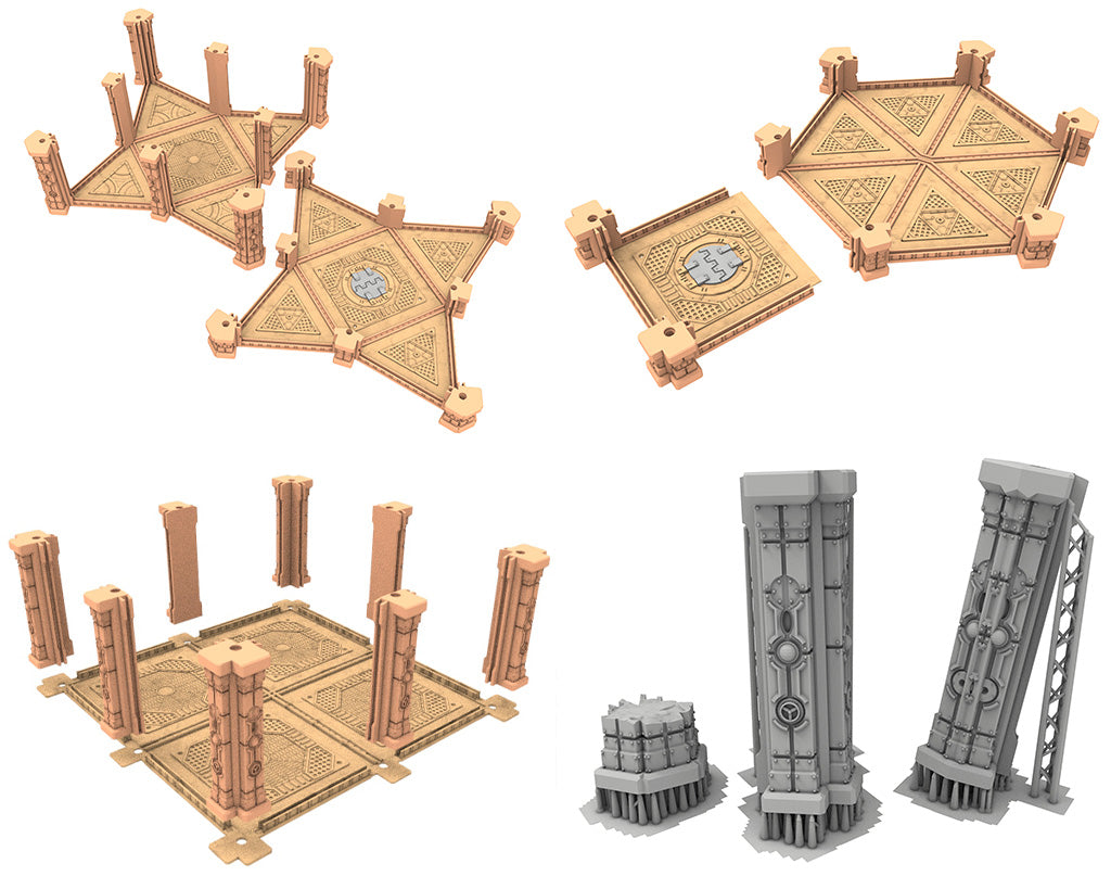 Damocles City Builder - Military Base - Modular Buildings & Full Biome