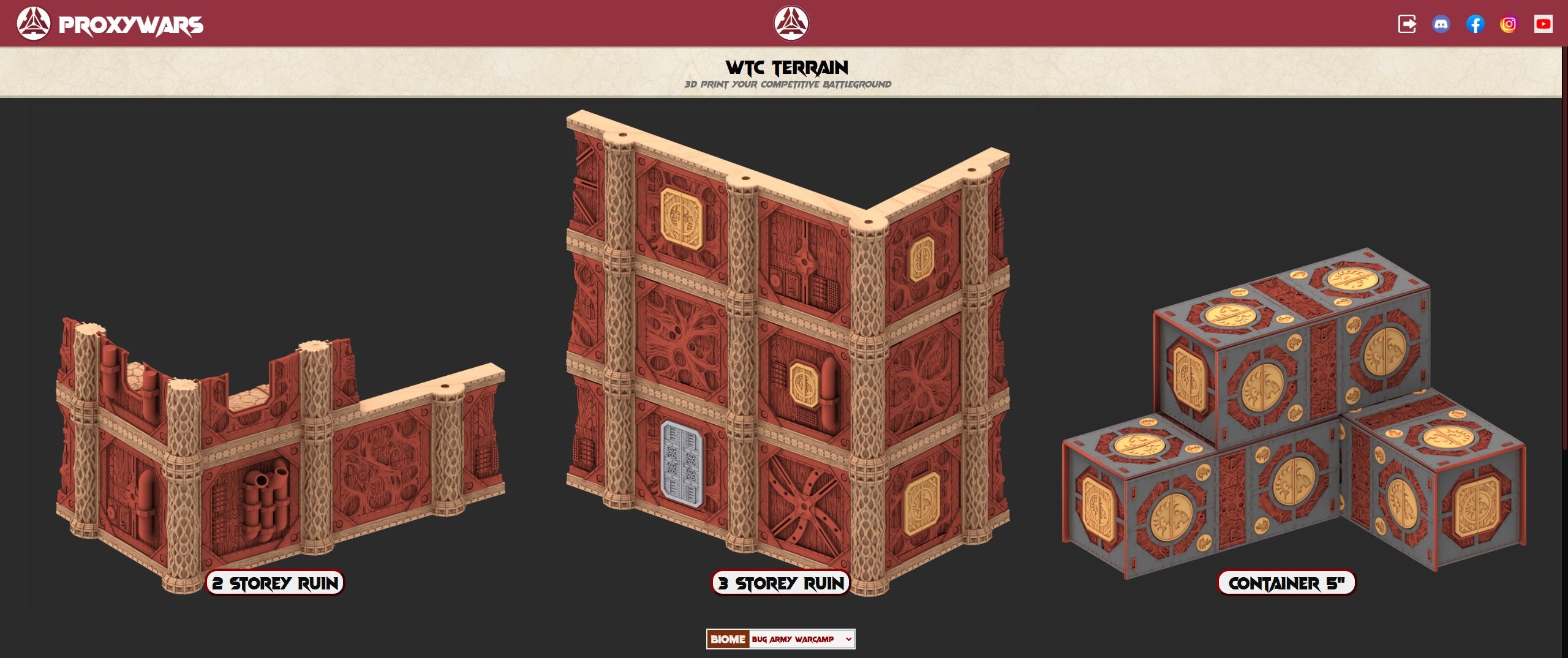 Damocles City Builder - Bug Army Warcamp - Modular Buildings & Full Biome