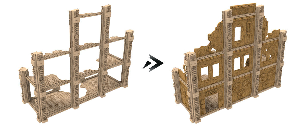 Damocles City Builder - Commercial Outpost - Modular Buildings & Full Biome