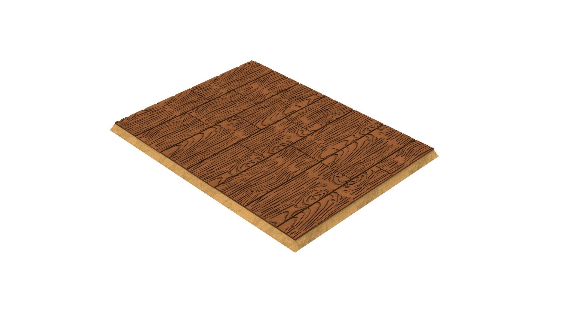 Wooden - Lot of 50x25mm to 150x100mm rectangular bases & wooden textures usable for Oldhammer, 9th age, King of war, Donjon et dragon...