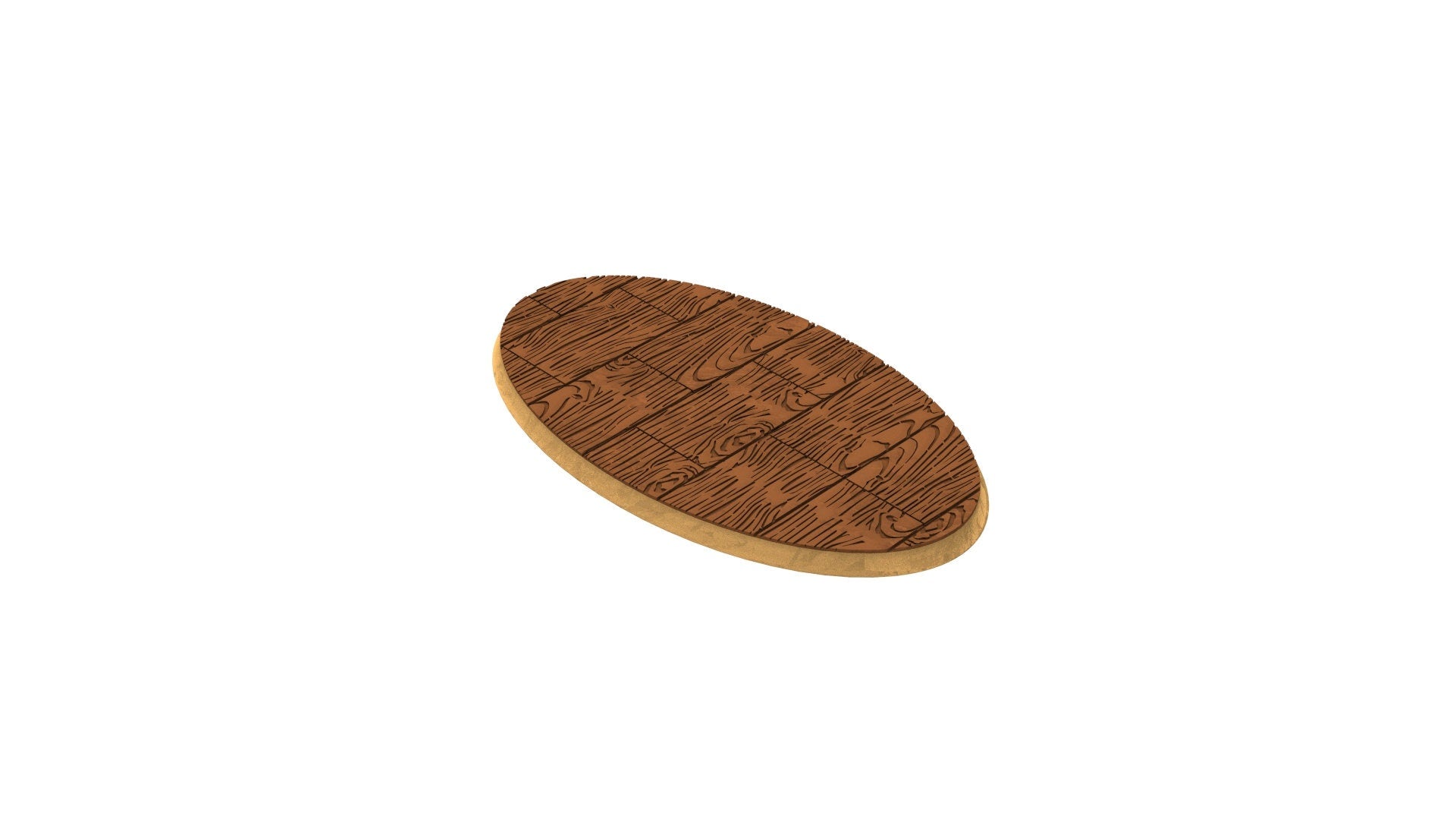 Wooden - Lot of 60mm to 170mm oval bases & wooden textures usable for saga, confrontation, wargame...