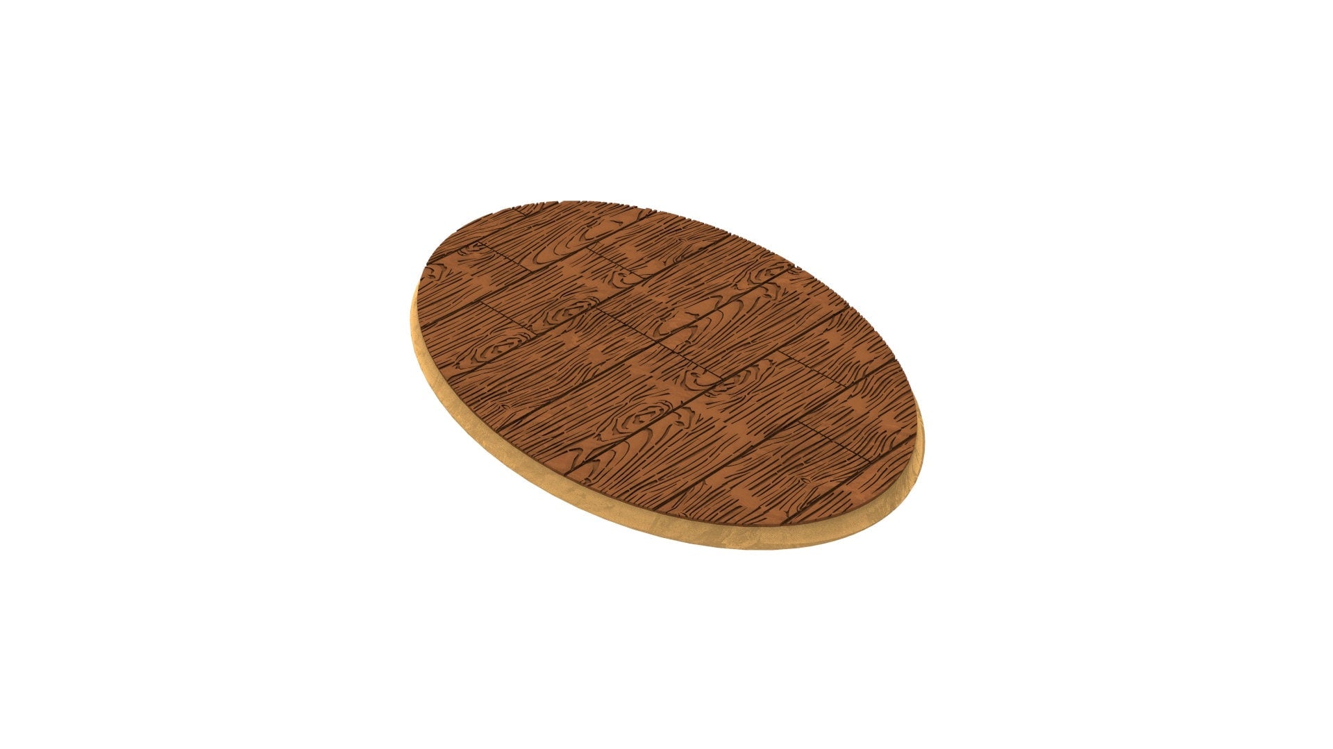 Wooden - Lot of 60mm to 170mm oval bases & wooden textures usable for saga, confrontation, wargame...