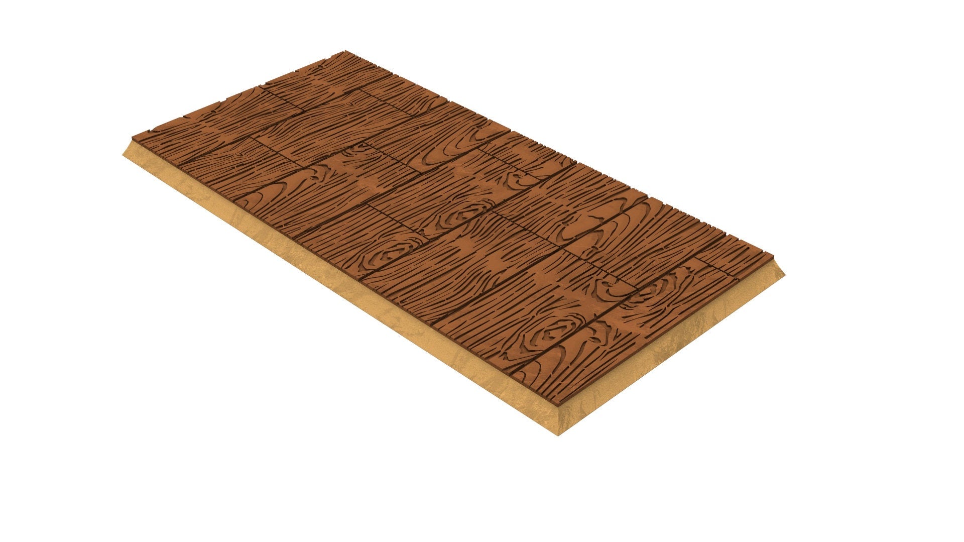 Wooden - Lot of 50x25mm to 150x100mm rectangular bases & wooden textures usable for Oldhammer, 9th age, King of war, Donjon et dragon...