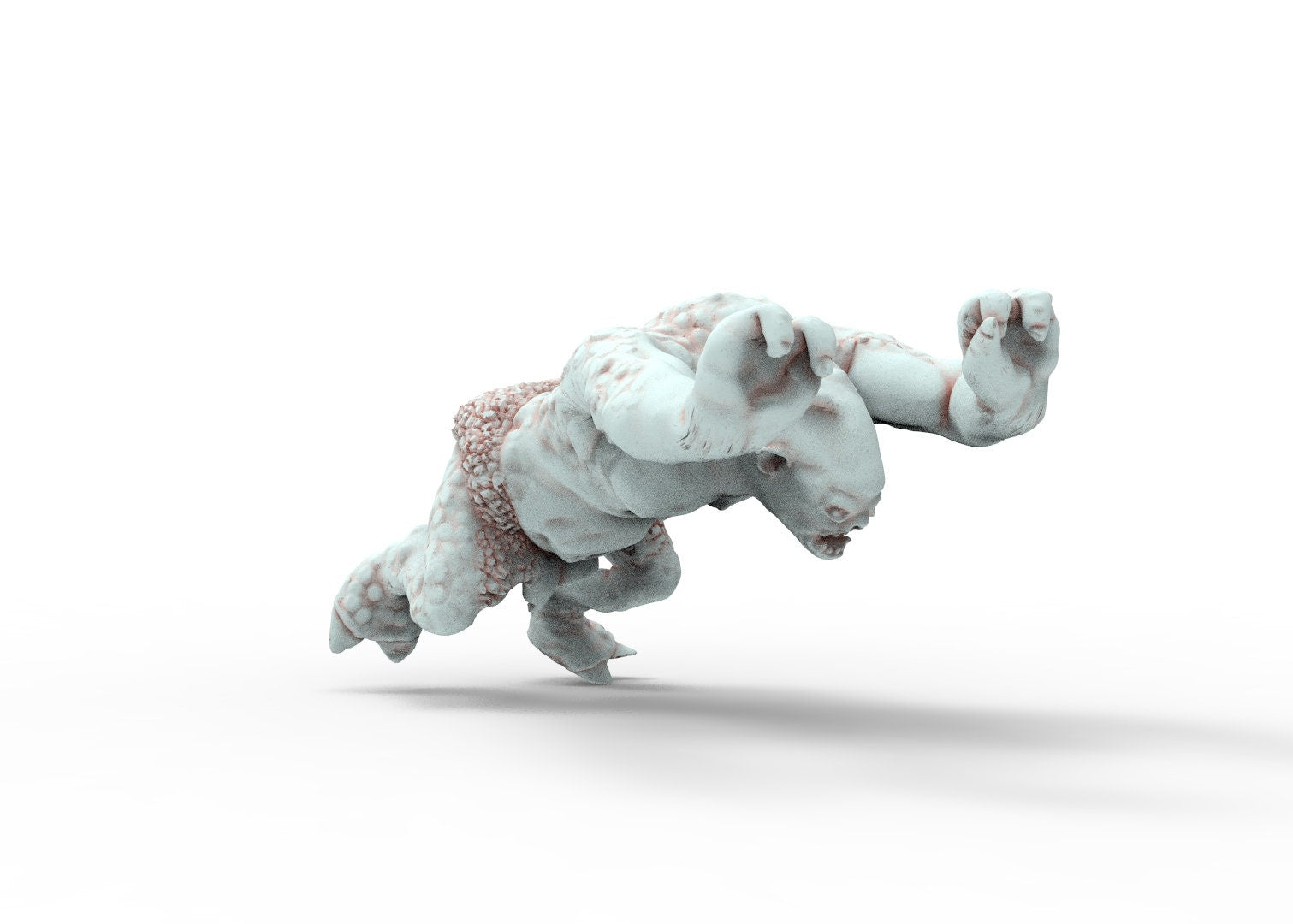 Wild cave trolls, the rebellion of spartatroll, miniatures for diorama