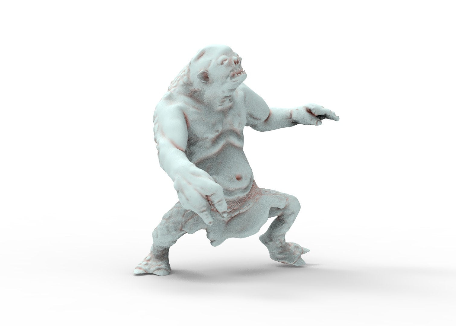 Wild cave trolls, the rebellion of spartatroll, miniatures for diorama