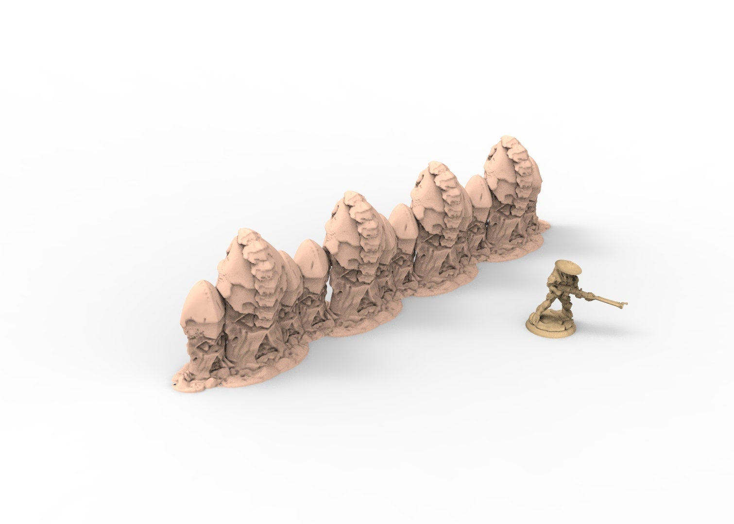 Fukai 51-60 Forest usable for tyranids, warmachine, infinity, scifi wargame...