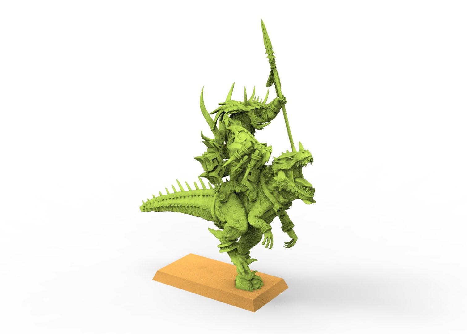 Lost temple - Saurian raptor riders lizardmen usable for Oldhammer, ba