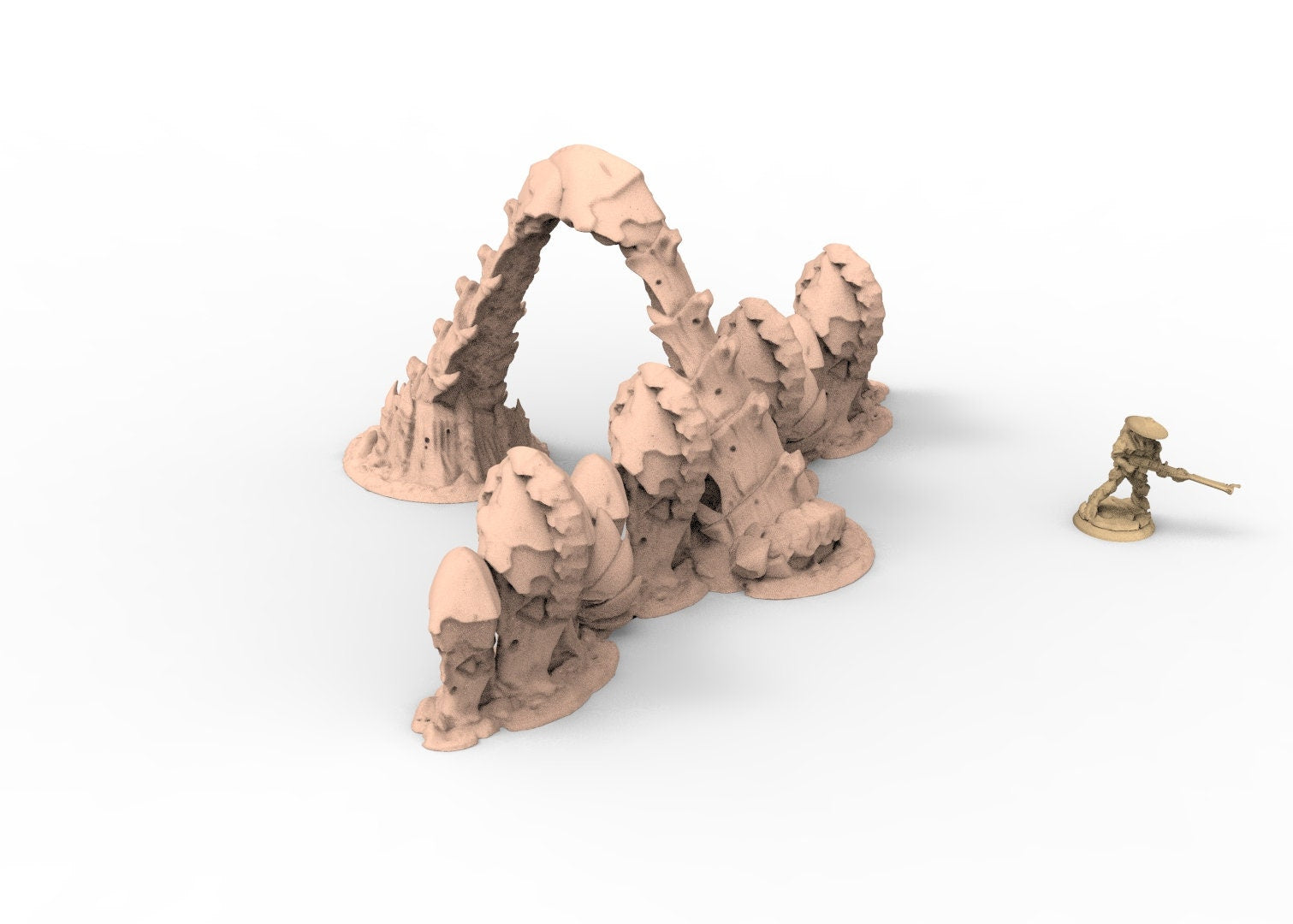 Fukai 81-90 Forest usable for tyranids, warmachine, infinity, scifi wargame...