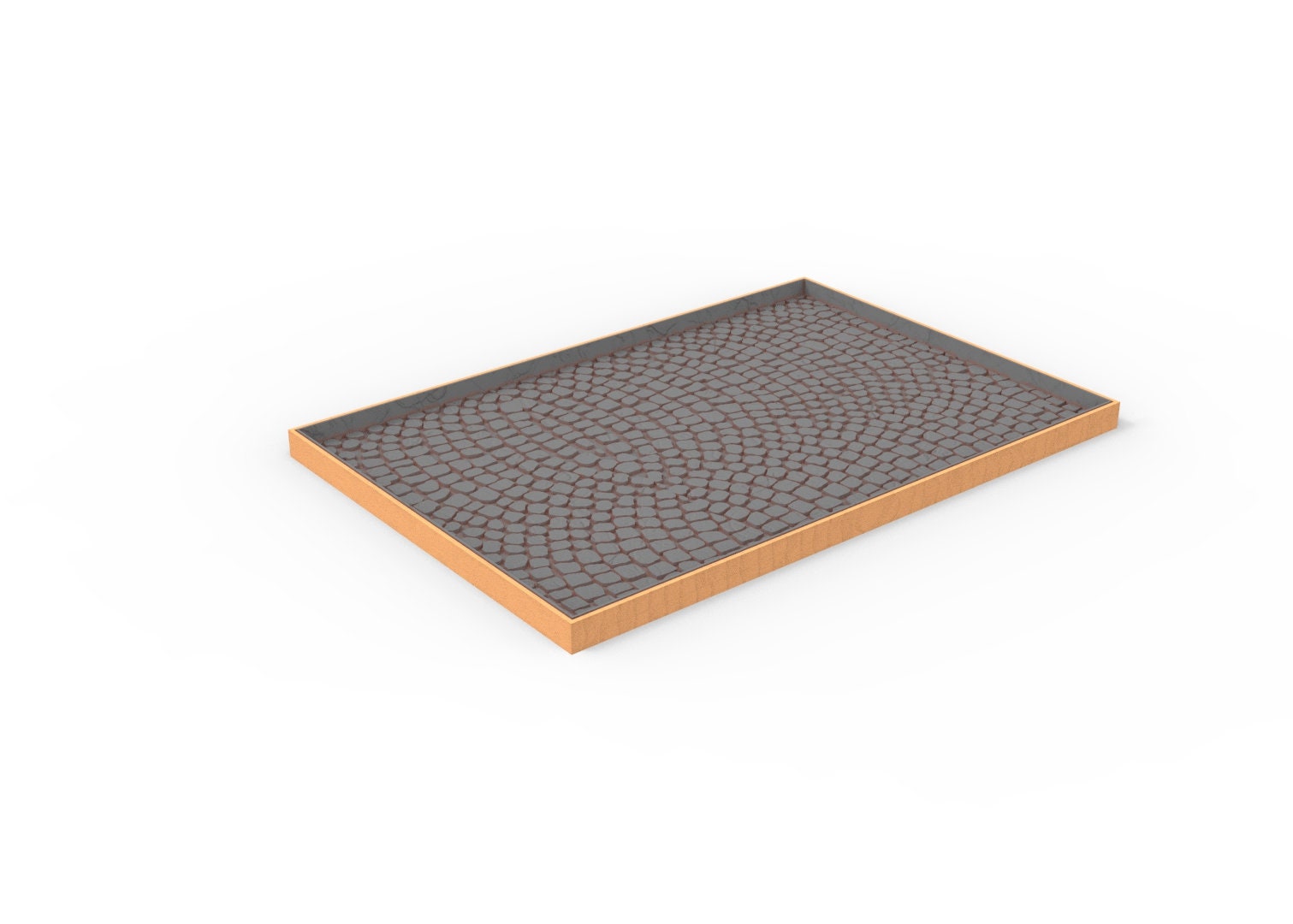 Civil - Pavement movement trays usable for Oldhammer, 9th age, King of war, Donjon et dragon, Confrontation, wargame...