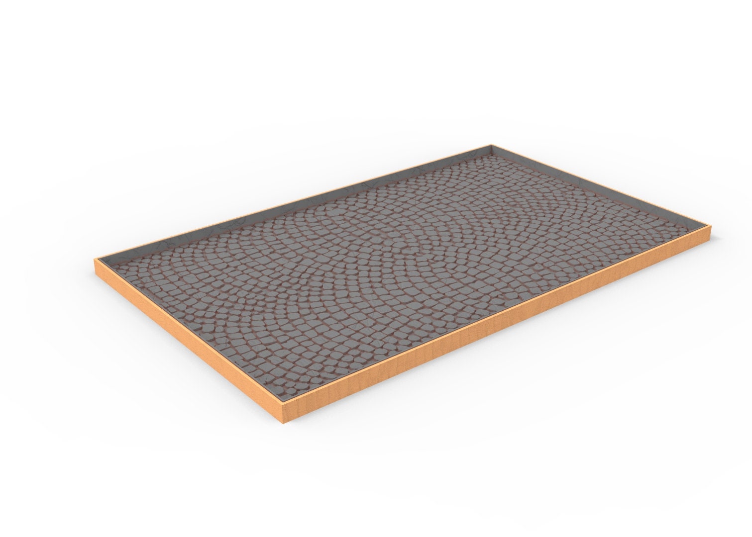 Civil - Pavement movement trays usable for Oldhammer, 9th age, King of war, Donjon et dragon, Confrontation, wargame...