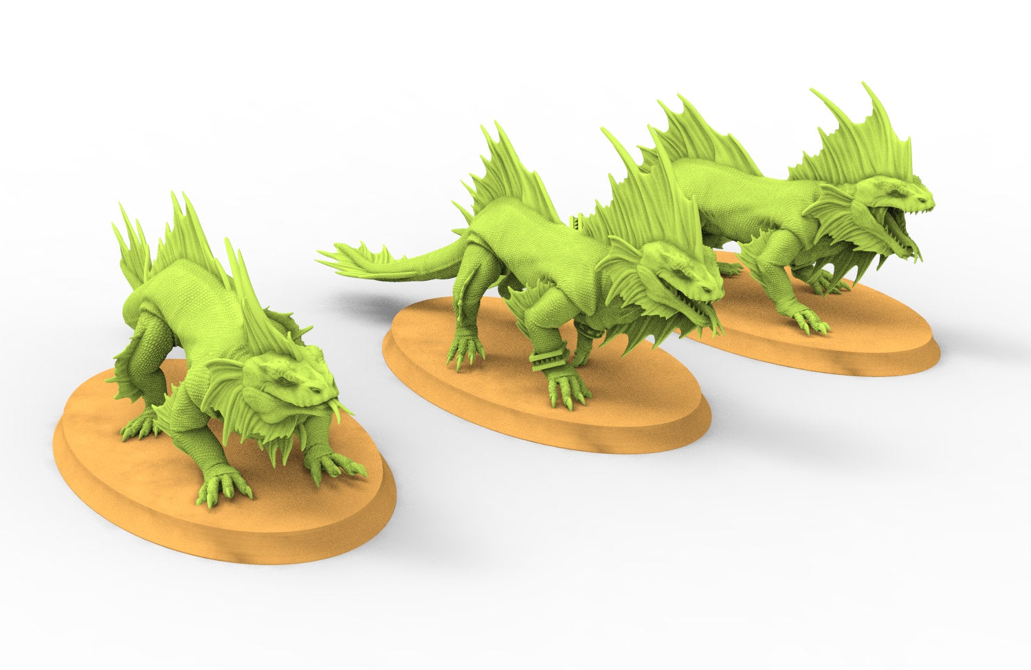 Lost temple - Salamander lizardmen from the East usable for Oldhammer, battle, king of wars, 9th age