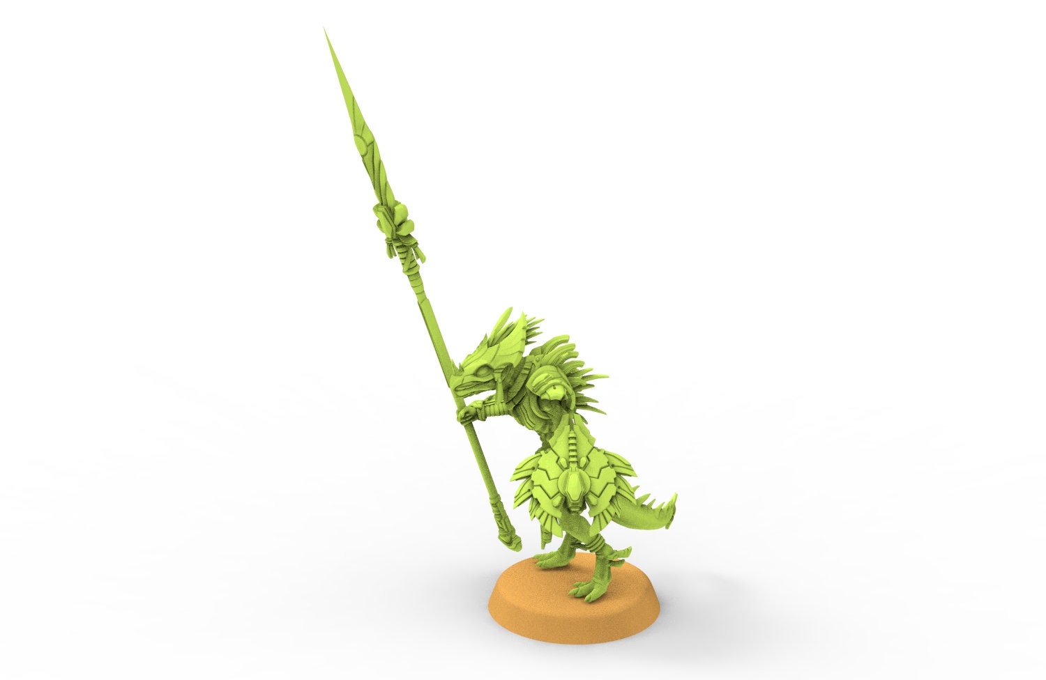 Lost temple - Skink Hero lizard men from the East usable for Oldhammer, battle, king of wars, 9th age