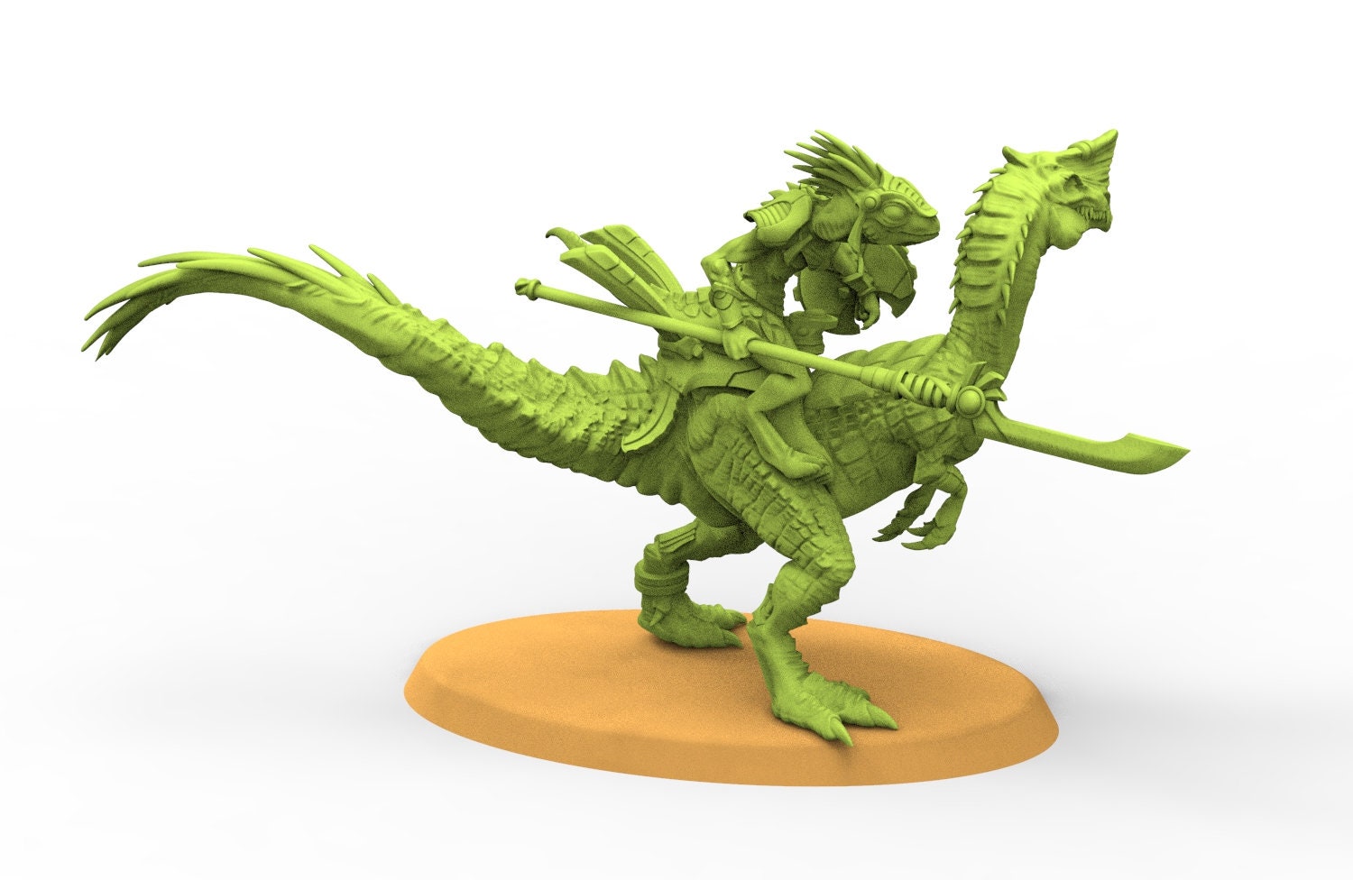 Lost temple - Skink raider lizardmen from the East usable for Oldhammer, battle, king of wars, 9th age