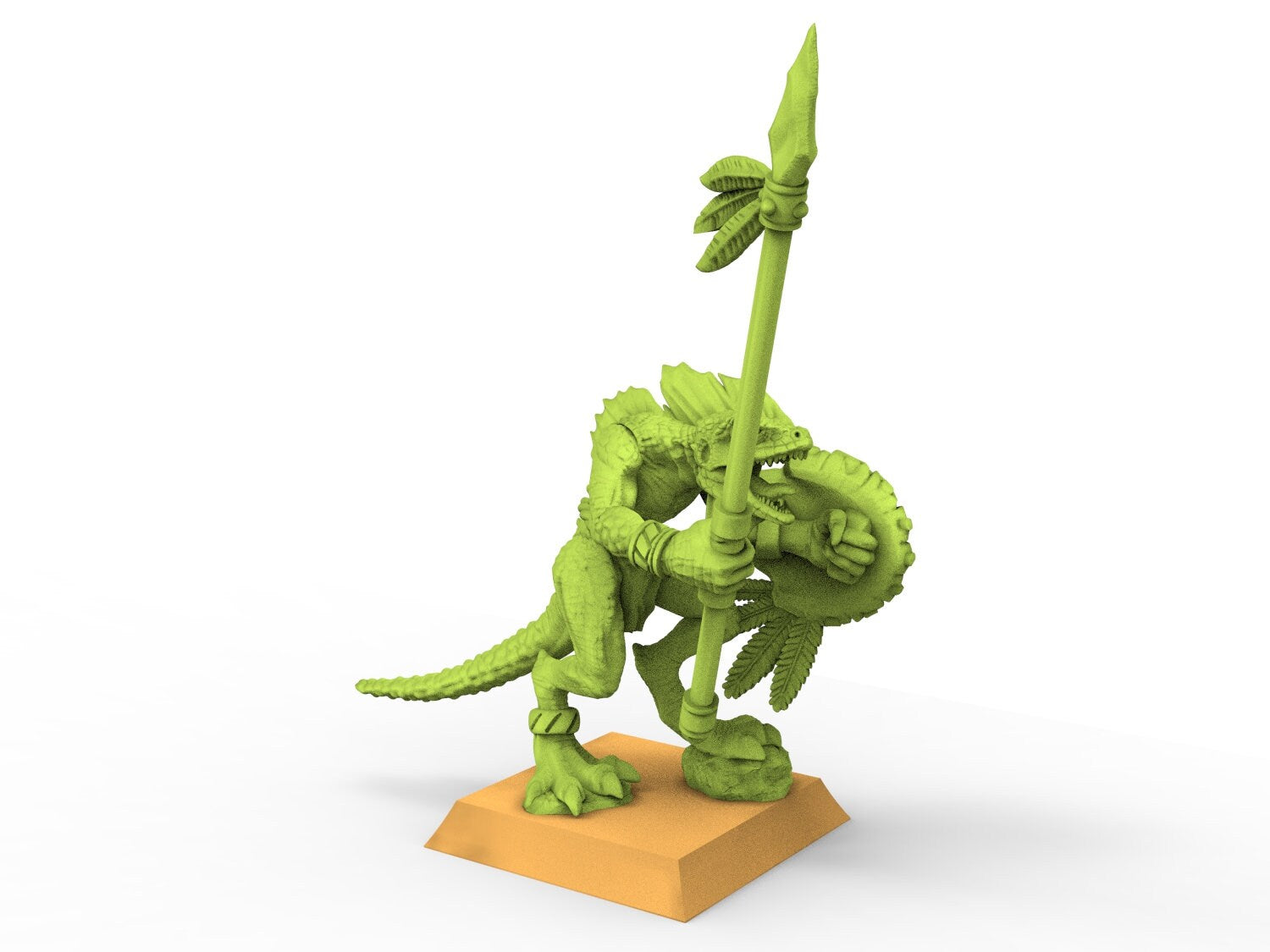 Lost temple - Skink Spears lizardmen from the South usable for Oldhammer, battle, king of wars, 9th age