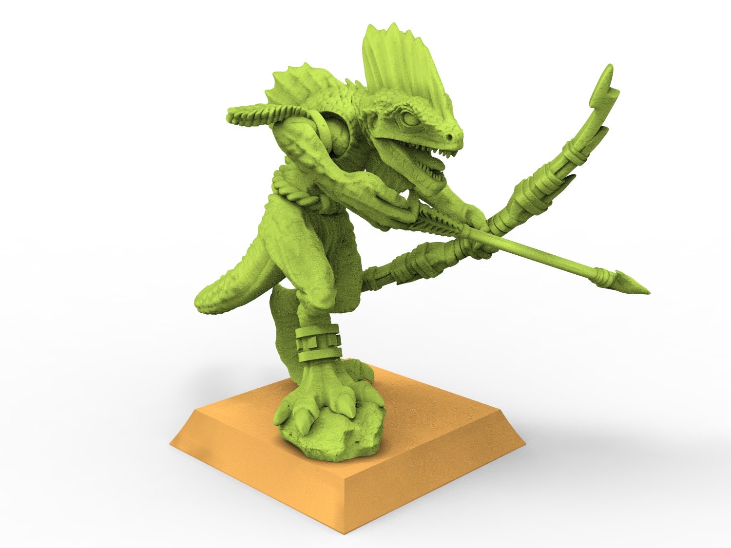 Lost temple - Skink Bows lizardmen usable for Oldhammer, battle, king of wars, 9th age