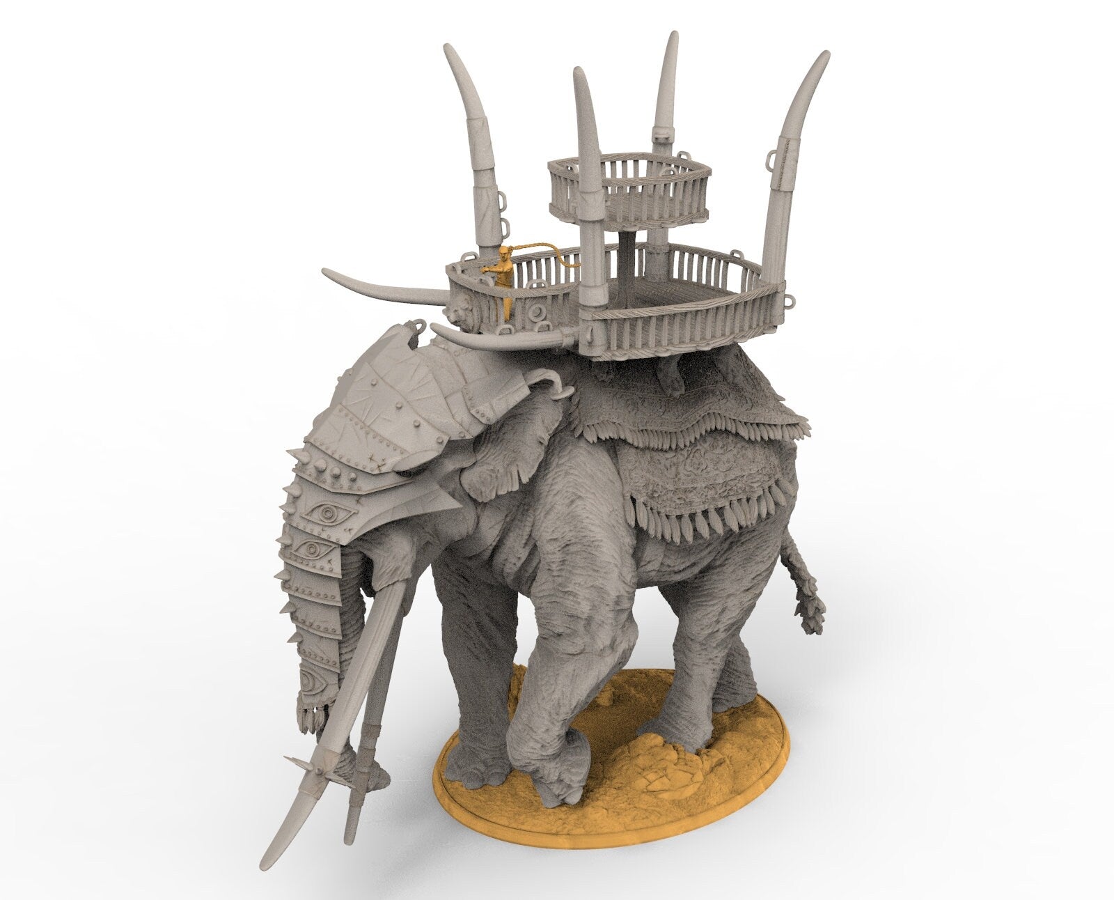 Harad - Desert warriors, Eastern men War elephant