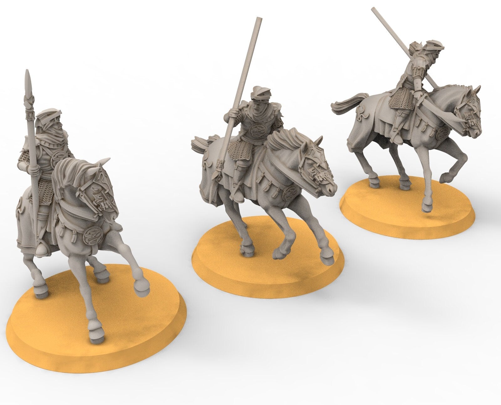 Harad - Desert Snake Riders, southern men lancers, Berber nomads, Harad Bedouin Arabs Sarazins miniatures for wargame D&D, Lotr...