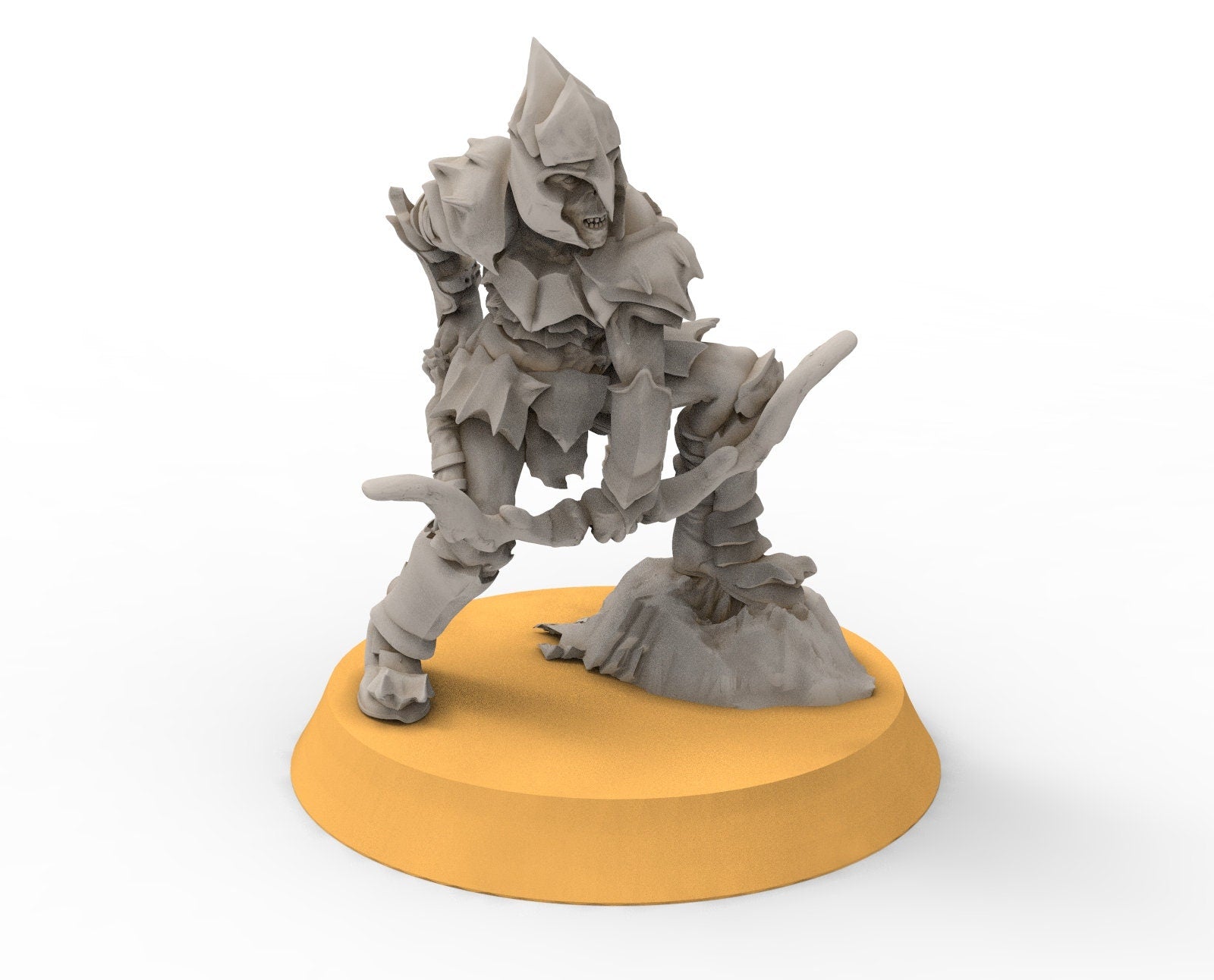 Goblin cave - Goblin warriors with swords bows and spears, Dwarf mine, Middle rings miniatures pour wargame D&D, SDA...