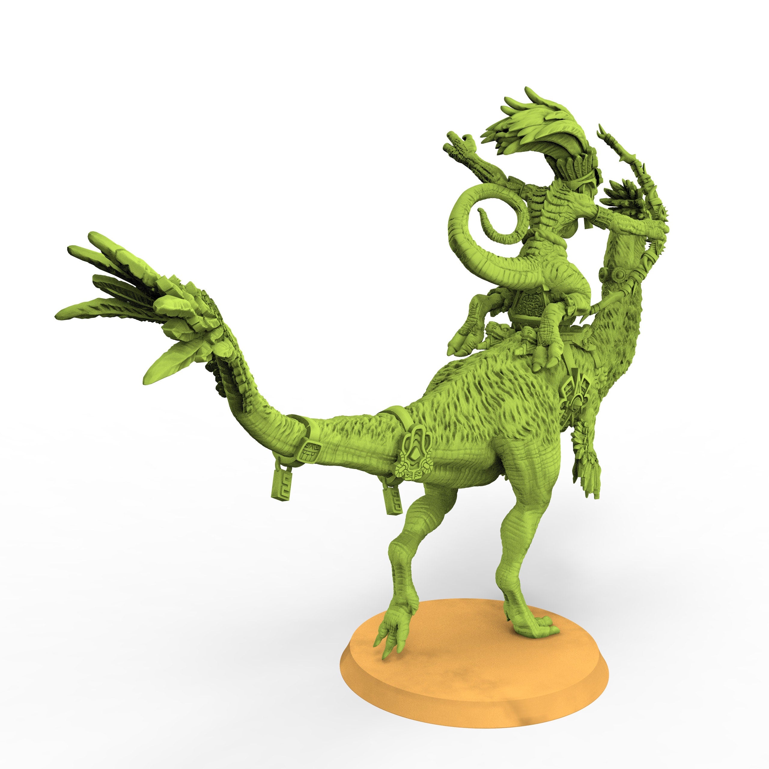 Lost temple - Chamaleon Riders lizardmen from the East usable for Oldhammer, battle, king of wars, 9th age