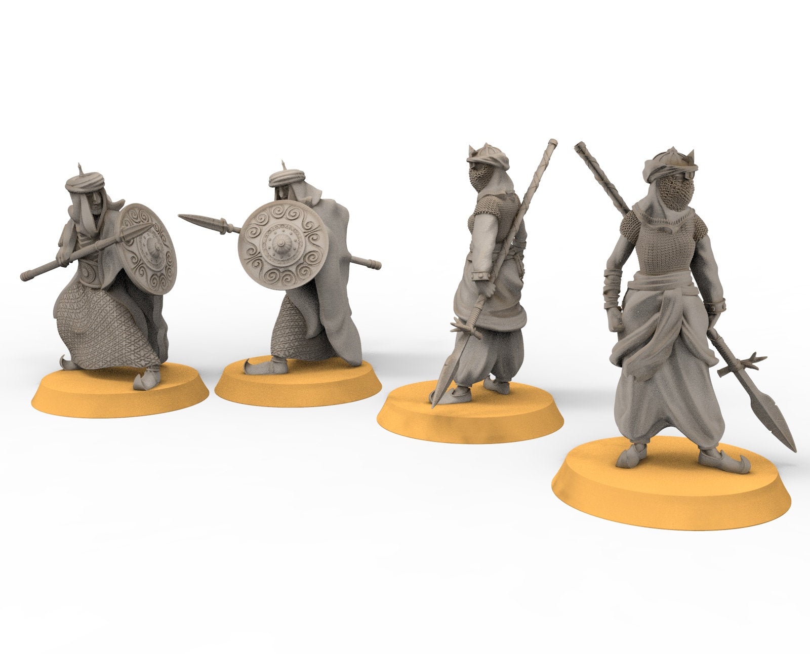 Harad - Desert warriors, Eastern men lancers