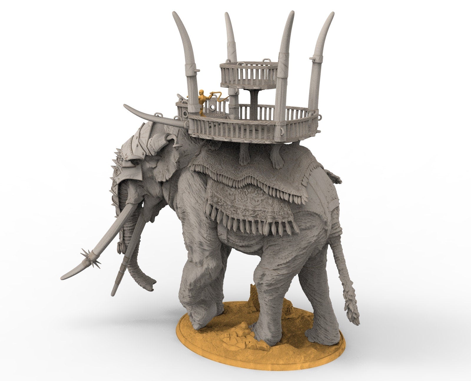 Harad - Desert warriors, Eastern men War elephant