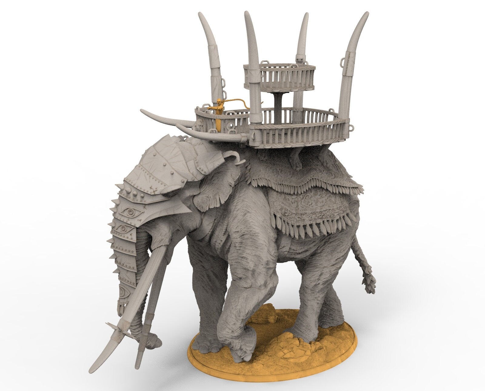 Harad - Desert warriors, Eastern men War elephant