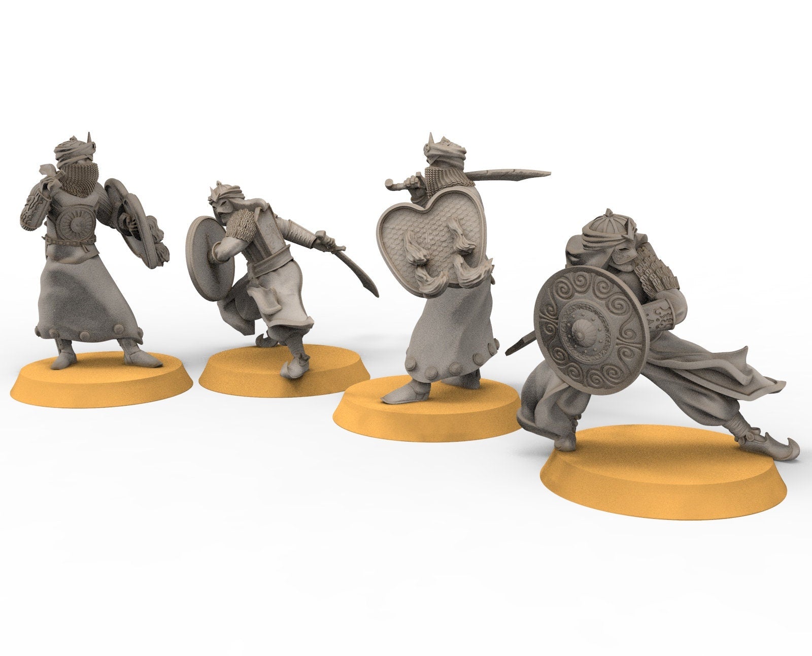 Harad - Camp of Desert warriors, Eastern men Bundle