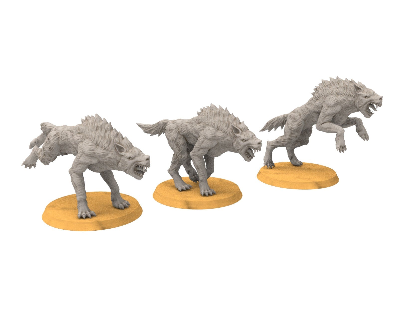 Goblin cave - Tamed Warg wolves