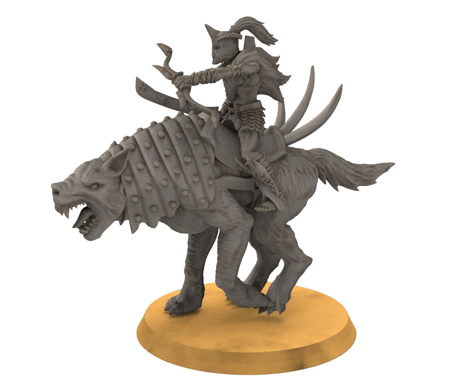 Goblin cave - Goblin warg riders warriors with bows