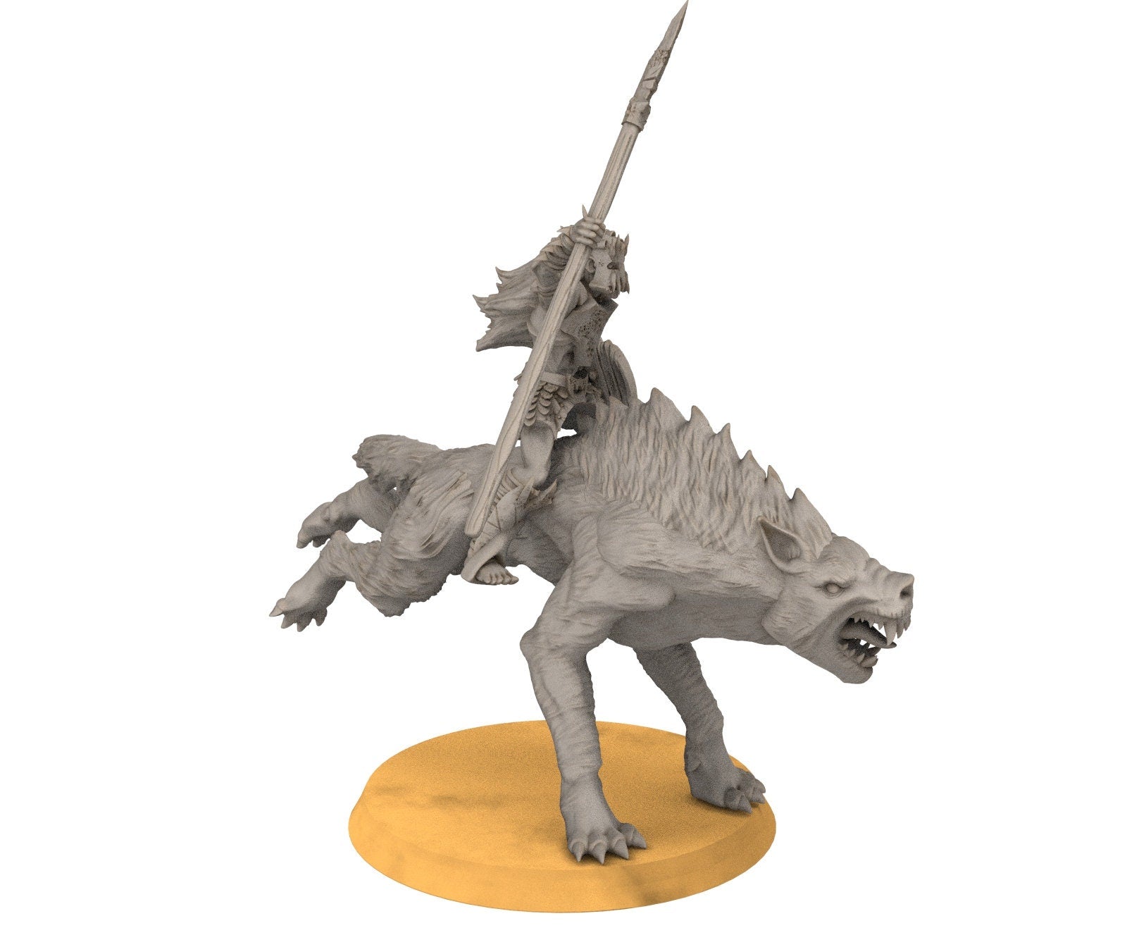 Goblin cave - Goblin warg riders warriors with spears