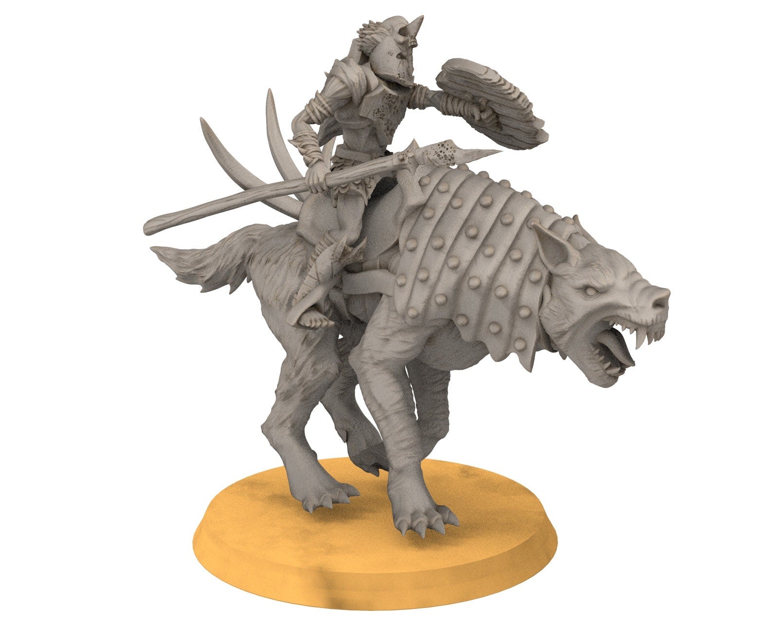 Goblin cave - Goblin warg riders warriors with spears