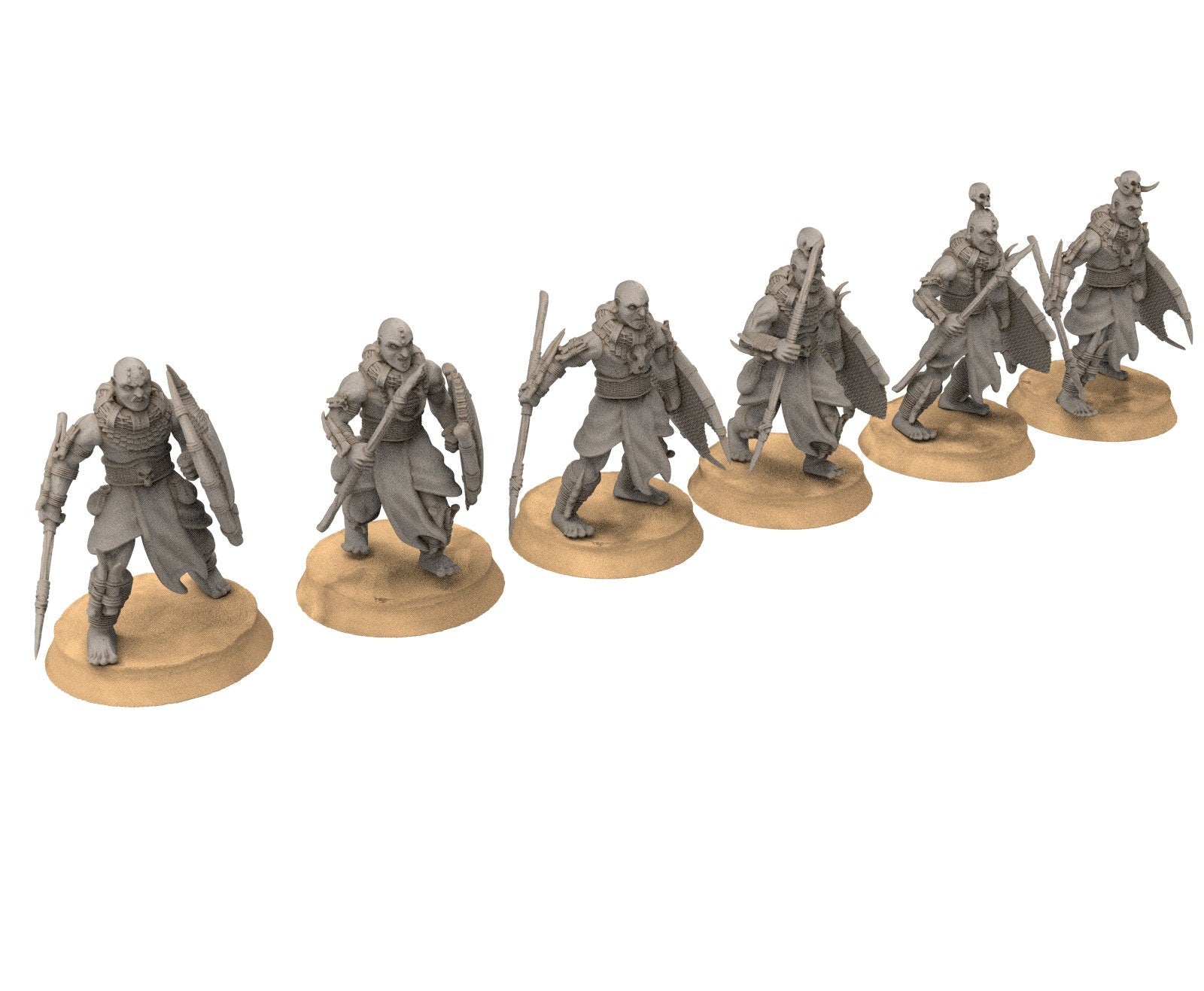 Harad - Jungle warriors, far southern tribesmen spearmen