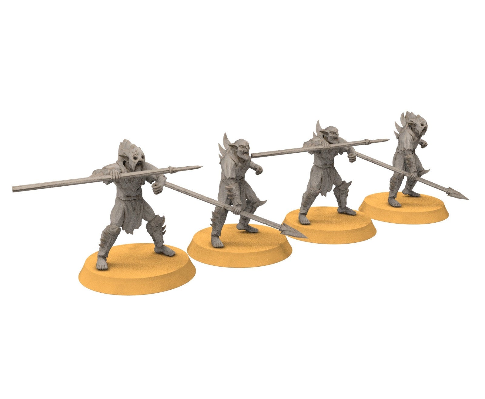 Goblin cave - Goblin warriors with spears