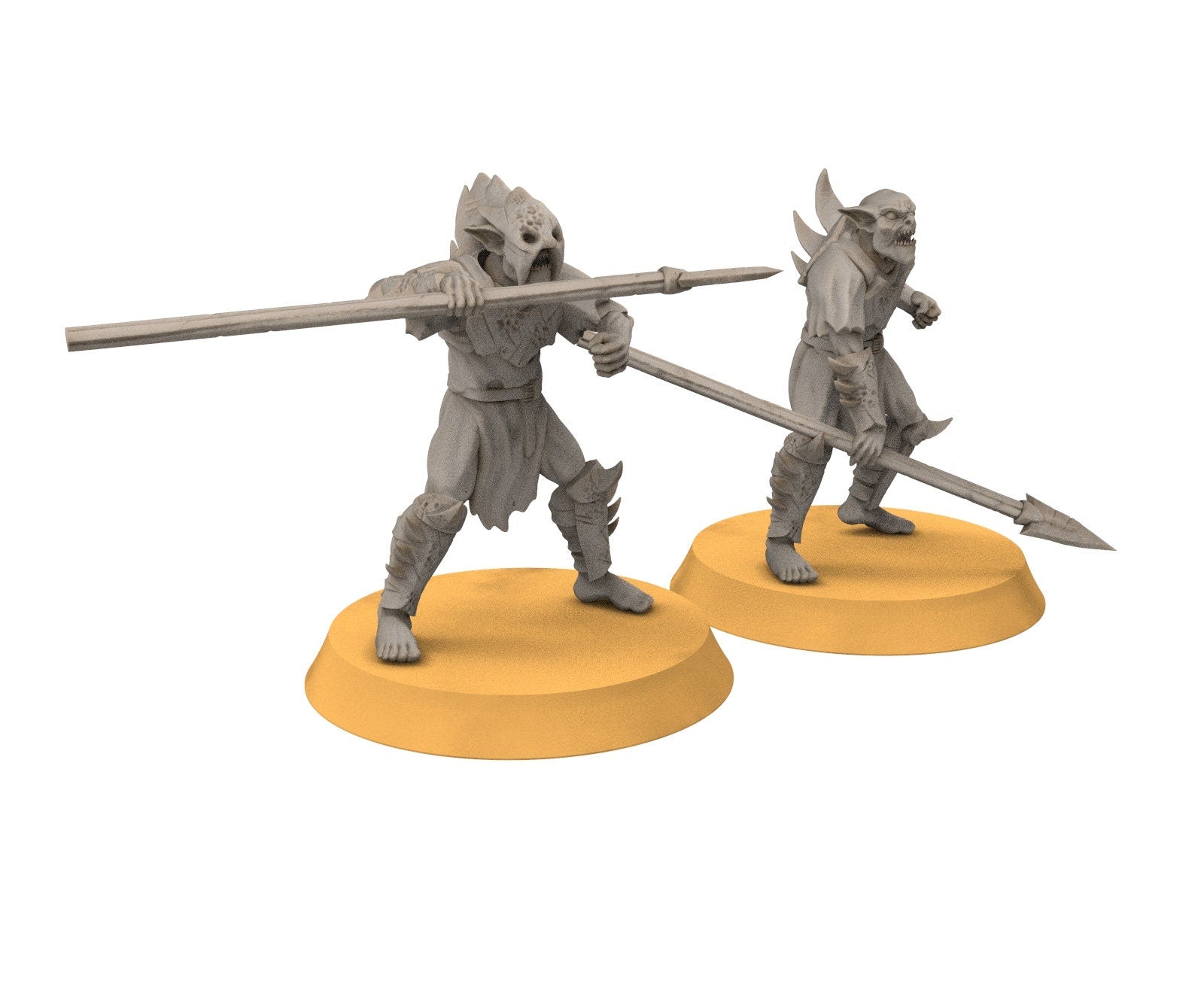 Goblin cave - Goblin warriors with spears