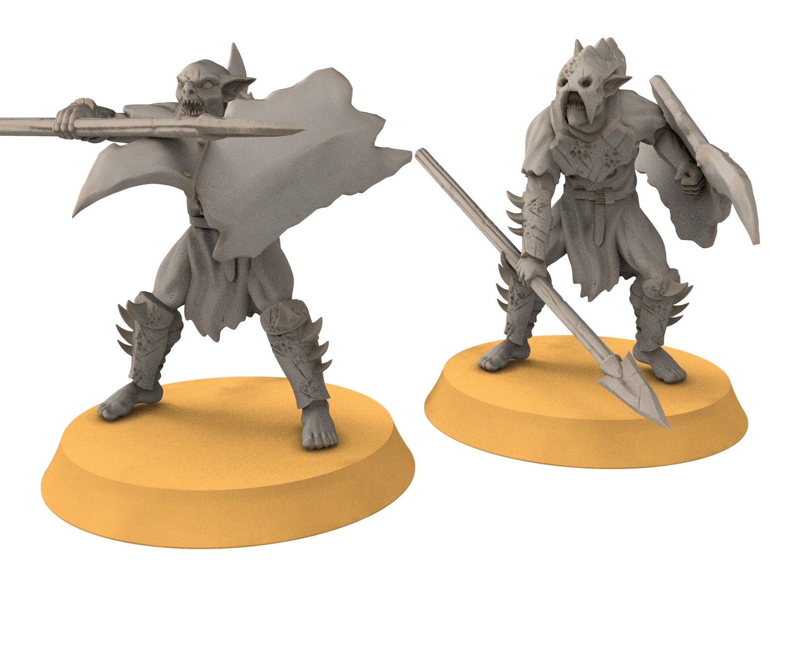 Goblin cave - Goblin warriors with spears