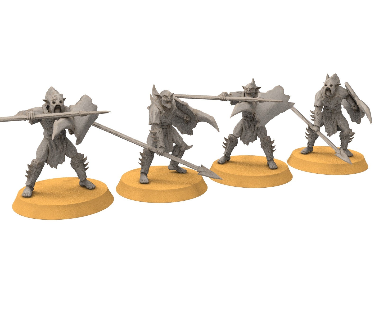 Goblin cave - Goblin warriors with spears