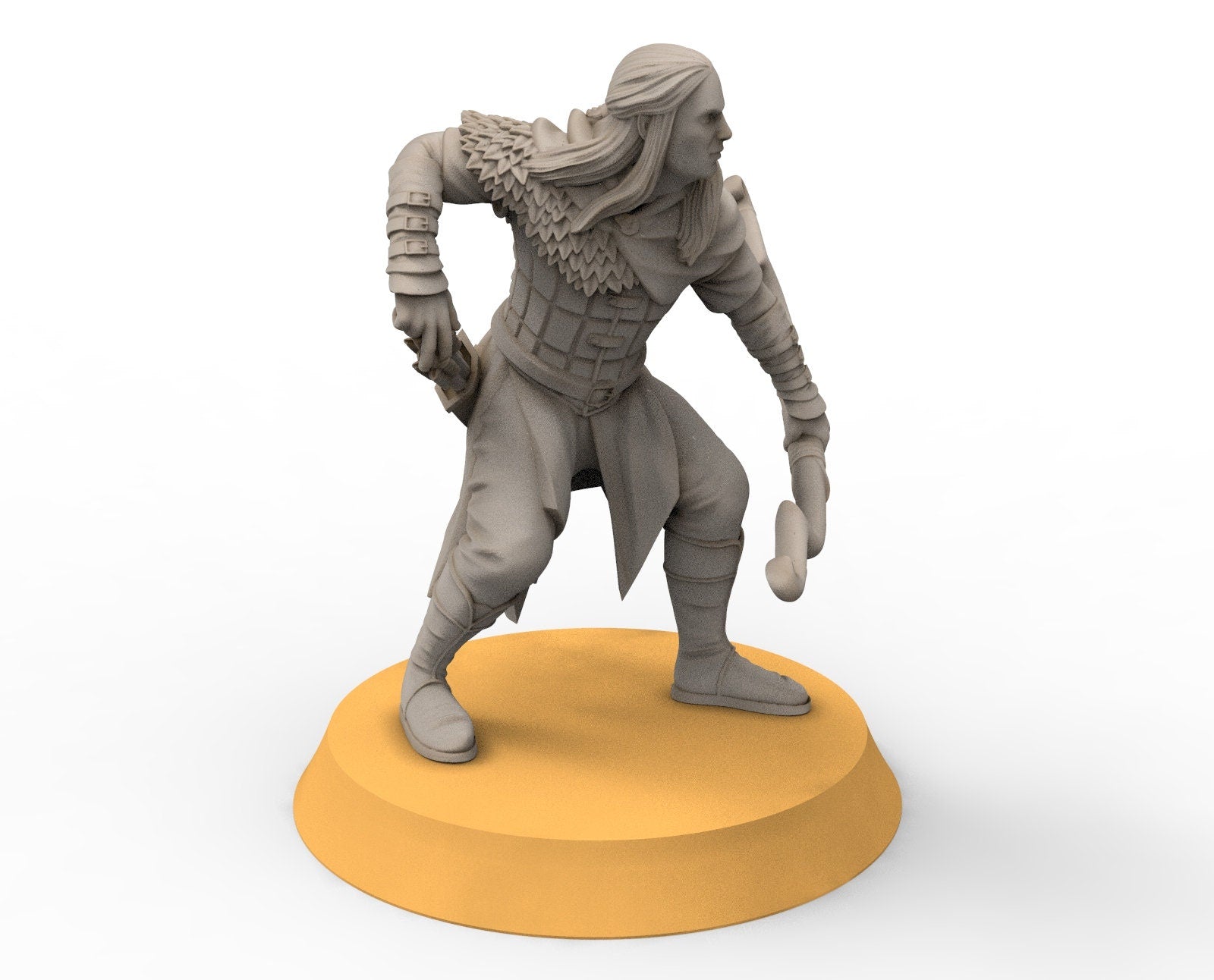 Darkwood - Scout Forest Elves, Middle rings miniatures pour wargame D&D, SDA...