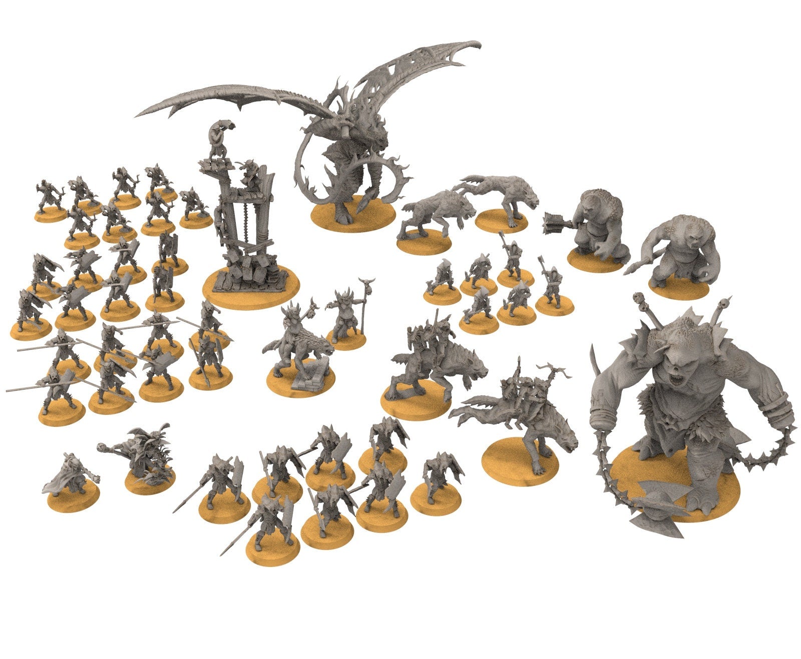 Goblin cave - Goblin Army Bundle angry force from the deep