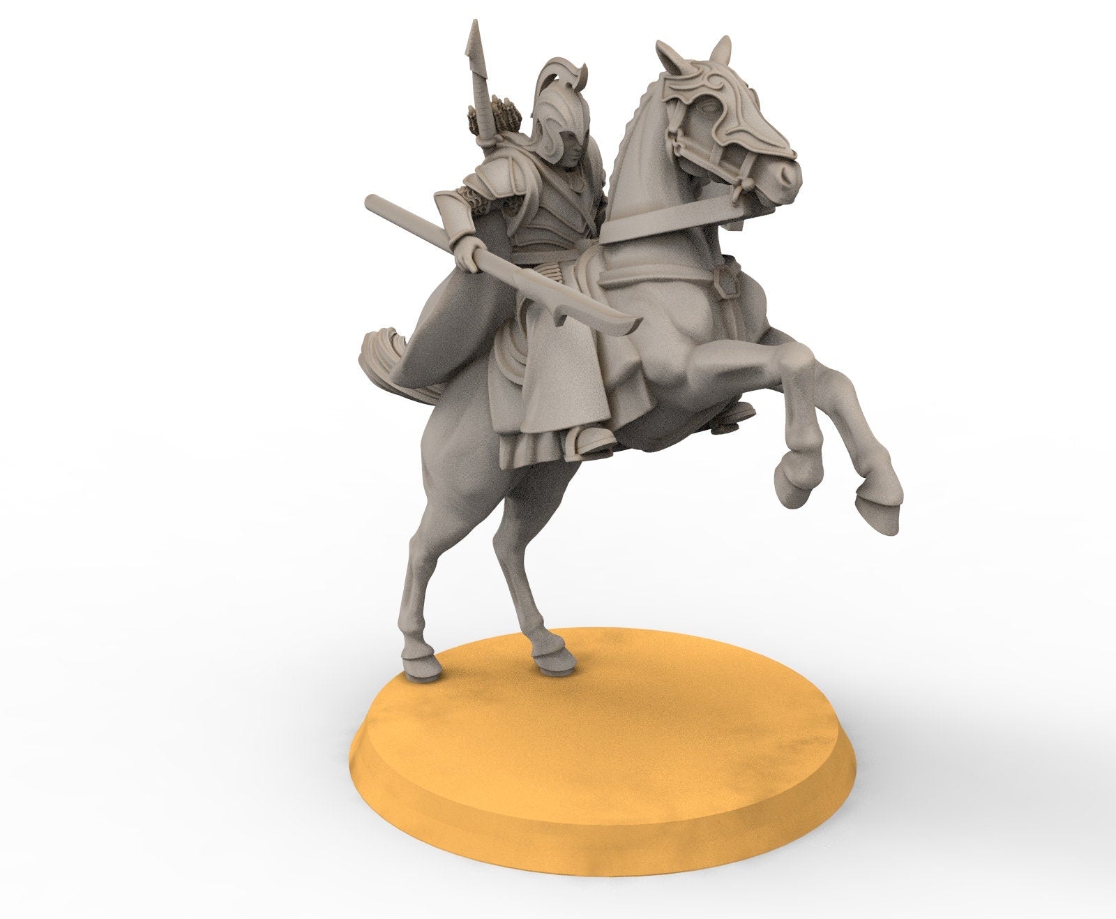 Rivandall - Cavalrymen, Last Hight elves from the West, Middle rings miniatures pour wargame D&D, SDA...