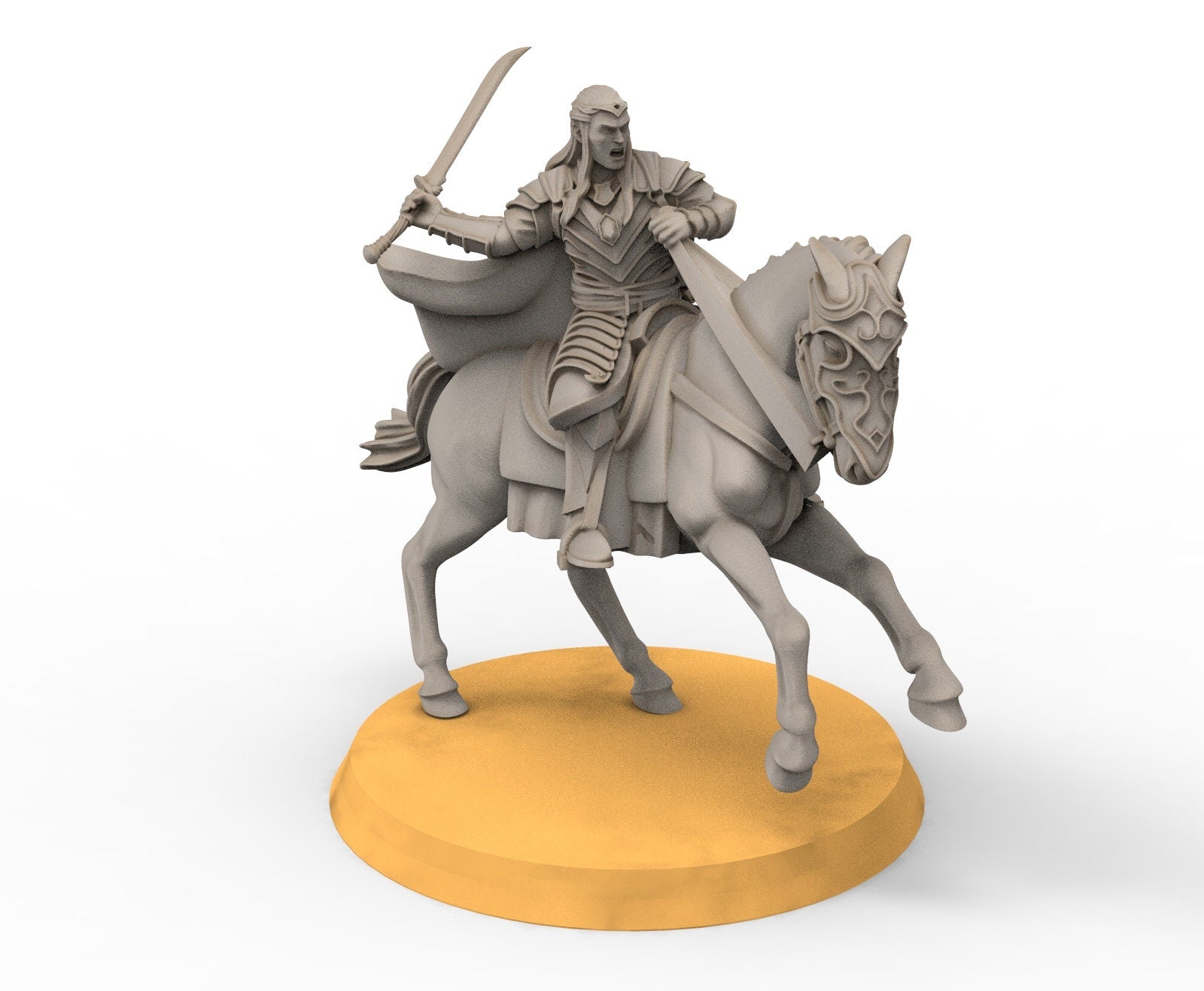 Rivandall - Elrand Lord protector of the heaven, Last Hight elves from the West, Middle rings miniatures for wargame D&D, Lotr...